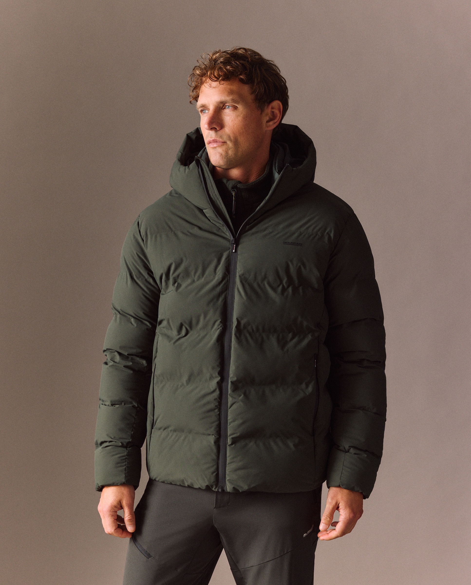 Chaqueta de montaña de Mountain Pro de hombre - Verde Verde-1