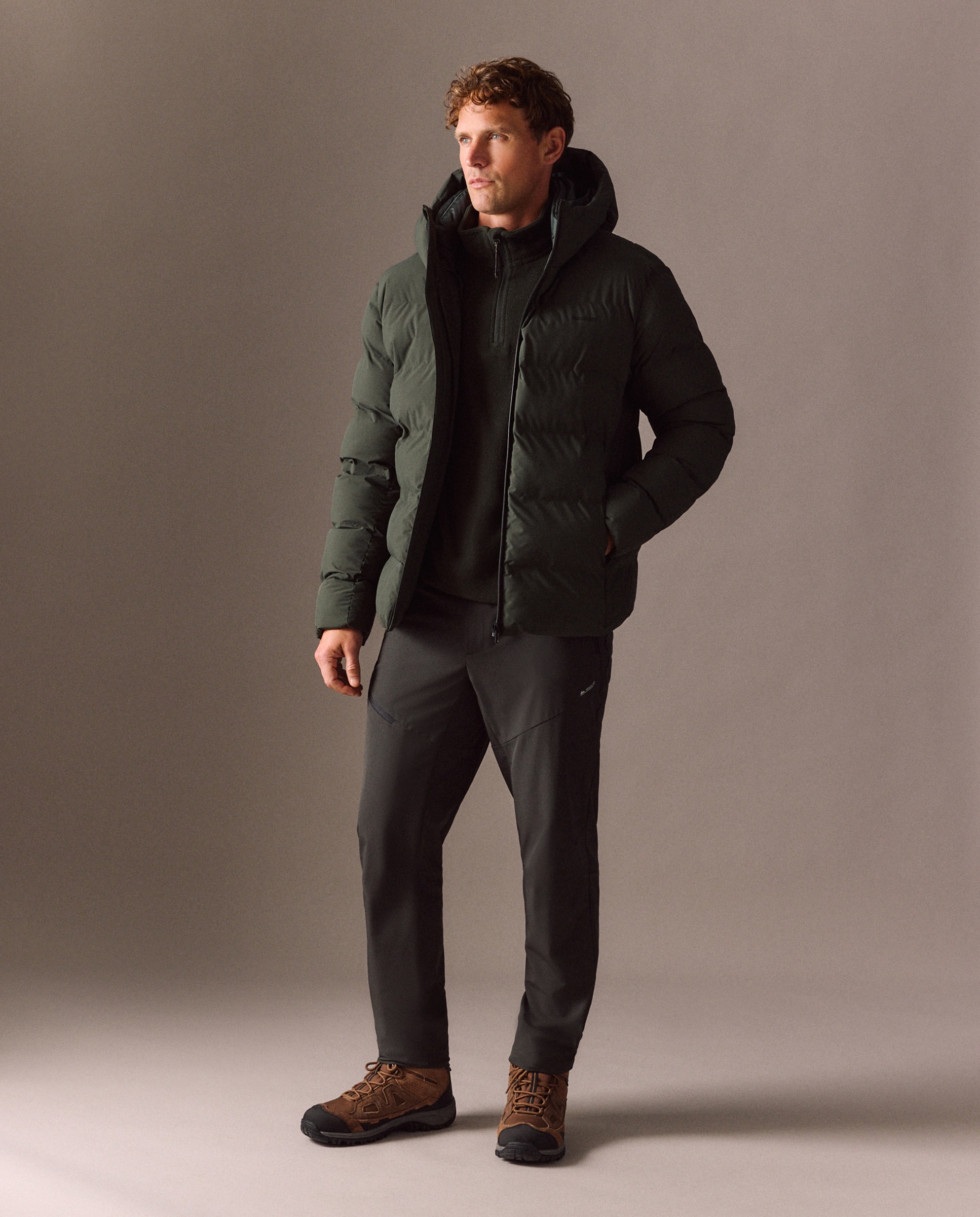 Chaqueta de montaña de Mountain Pro de hombre - Verde Verde-2