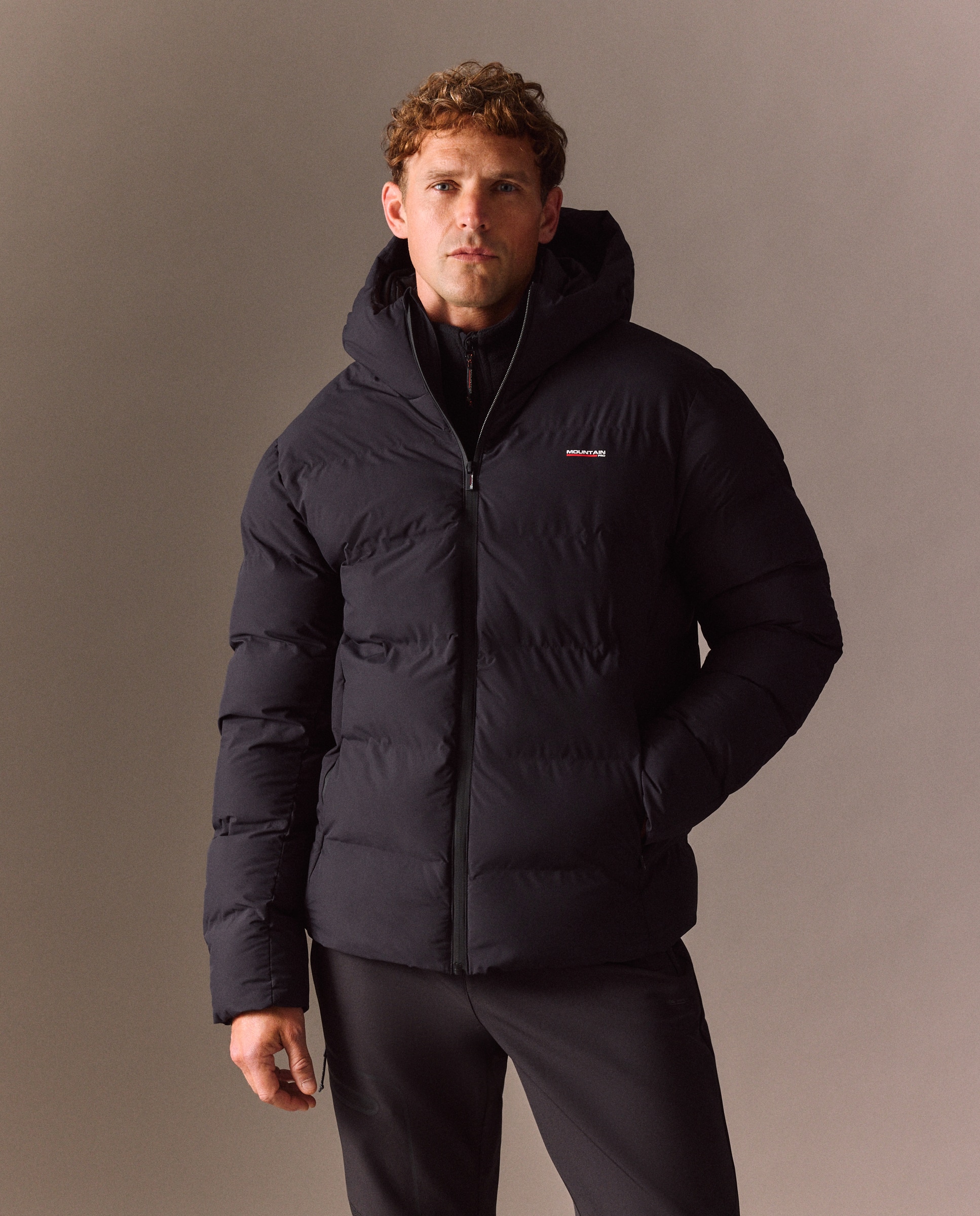 Chaqueta de montaña de Mountain Pro de hombre - Negro Negro-1