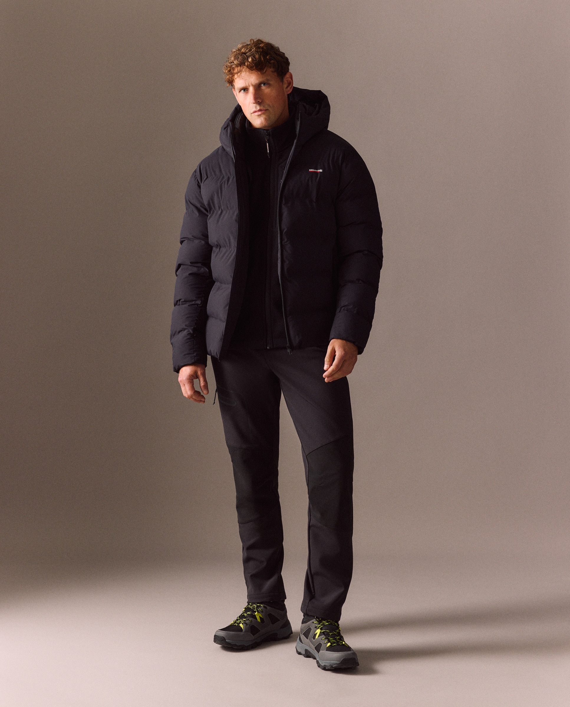 Chaqueta de montaña de Mountain Pro de hombre - Negro Negro-2