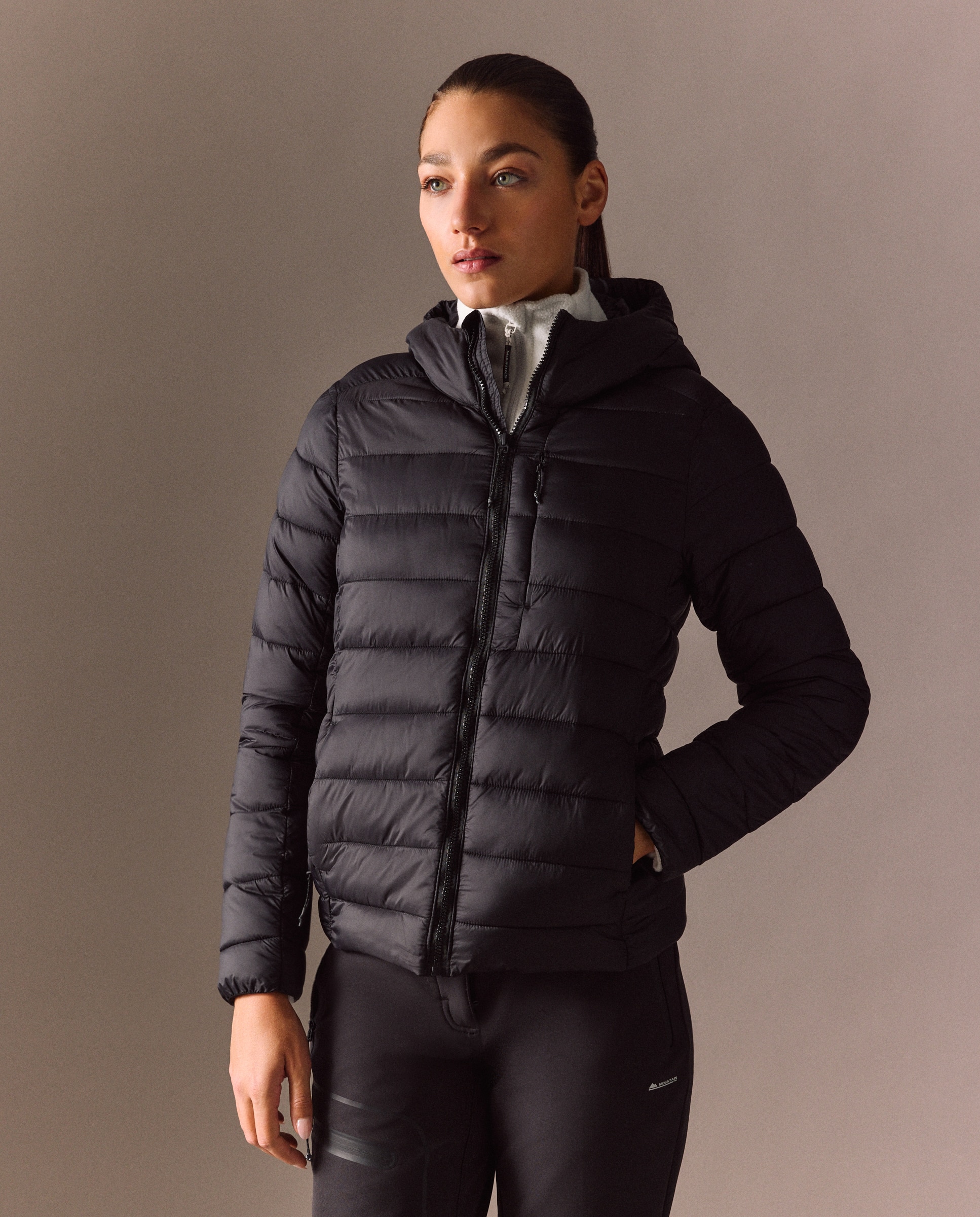 Chaqueta de montaña de Mountain Pro de mujer - Negro Negro-1