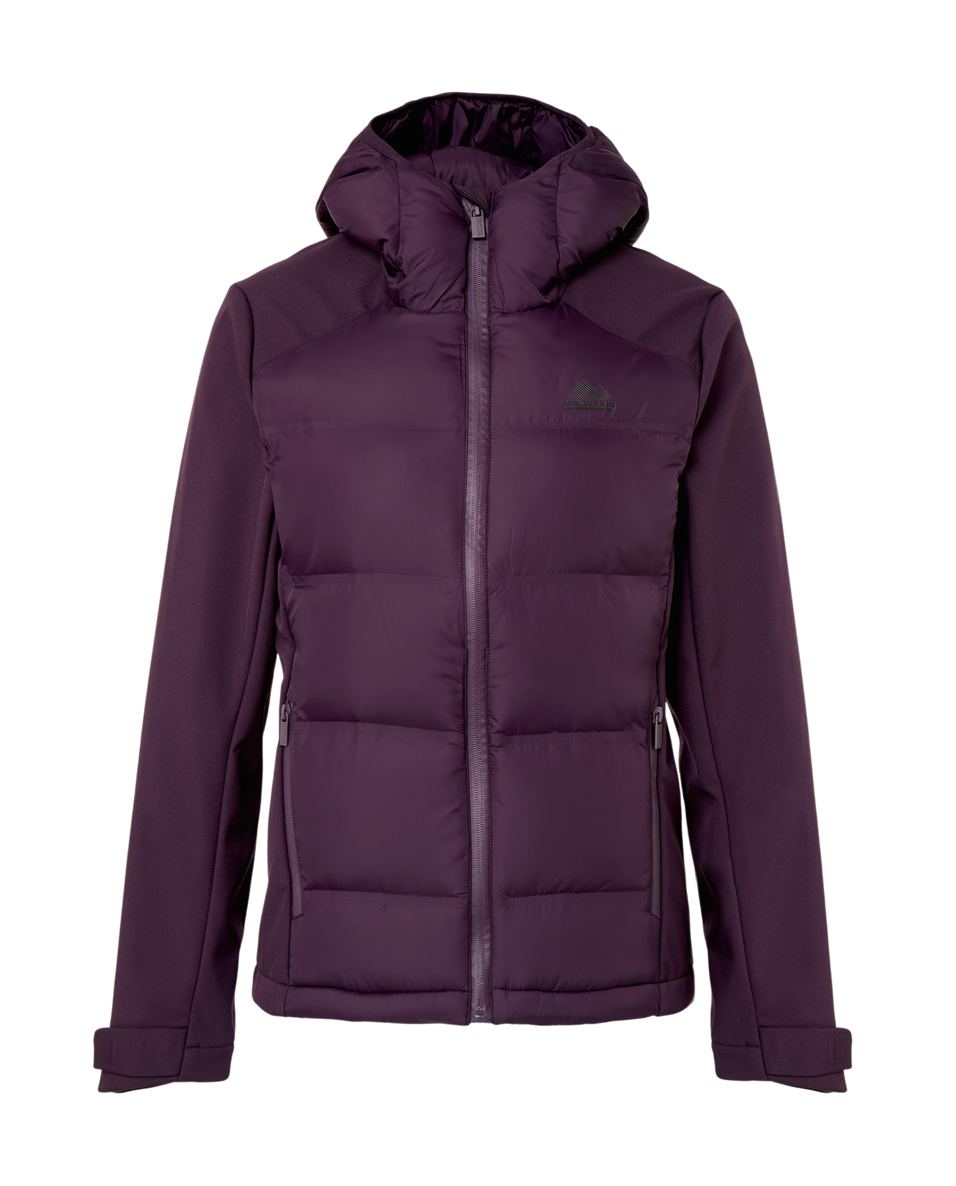 Chaqueta híbrida de montaña de Mountain Pro de mujer - Burdeos Burdeos-1