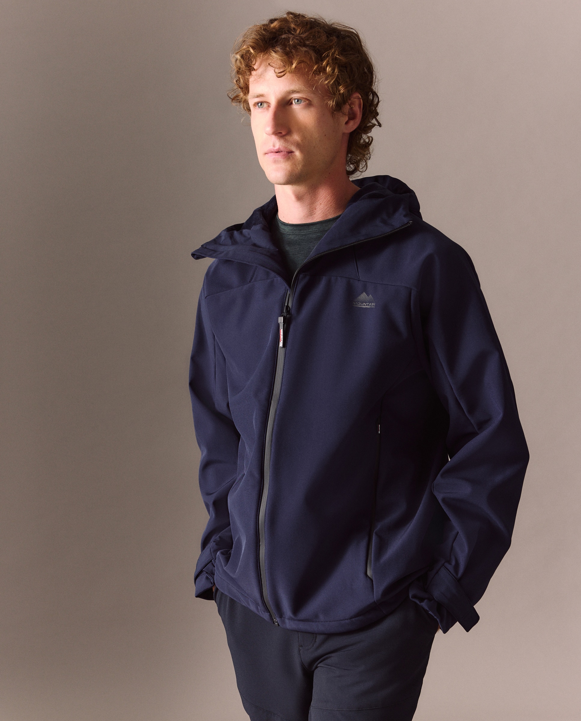 Softshell de montaña de Mountain Pro de hombre - Azul marino Azul marino-1