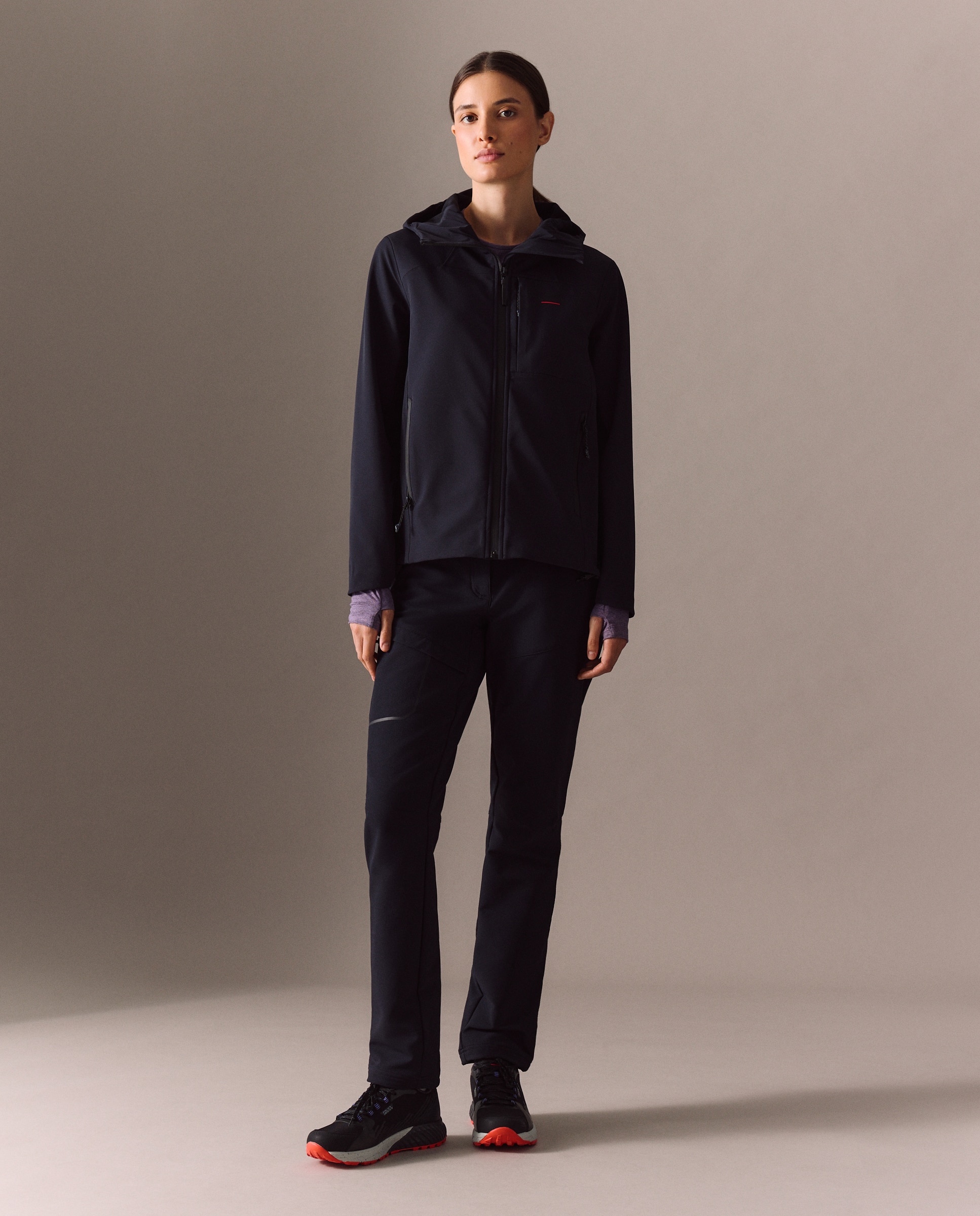 Softshell de montaña de Mountain Pro de mujer - Negro Negro-2