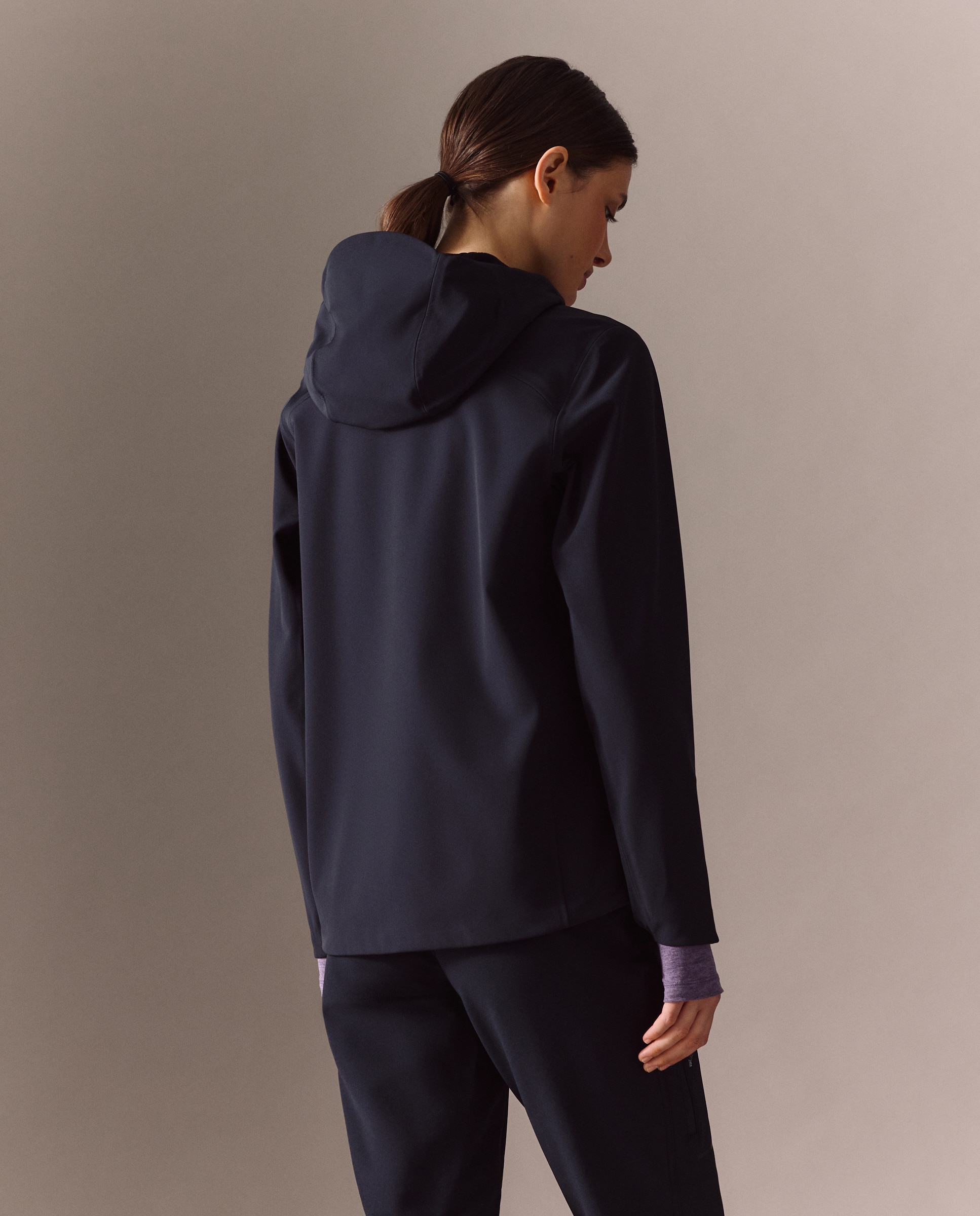 Softshell de montaña de Mountain Pro de mujer - Negro Negro-3