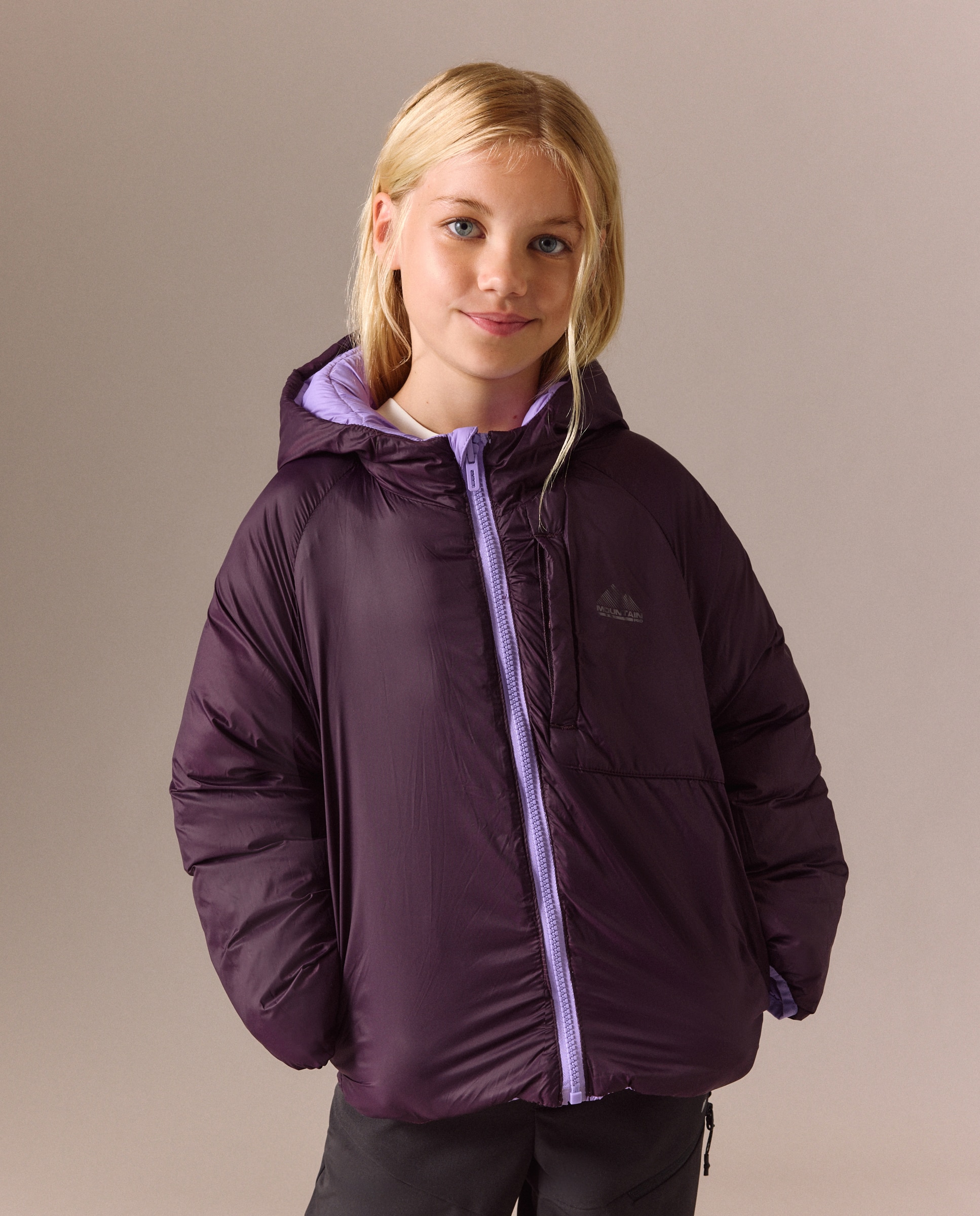 Imagen 5 de Chaqueta reversible de montaña de Mountain Pro de niña - Purpura Purpura