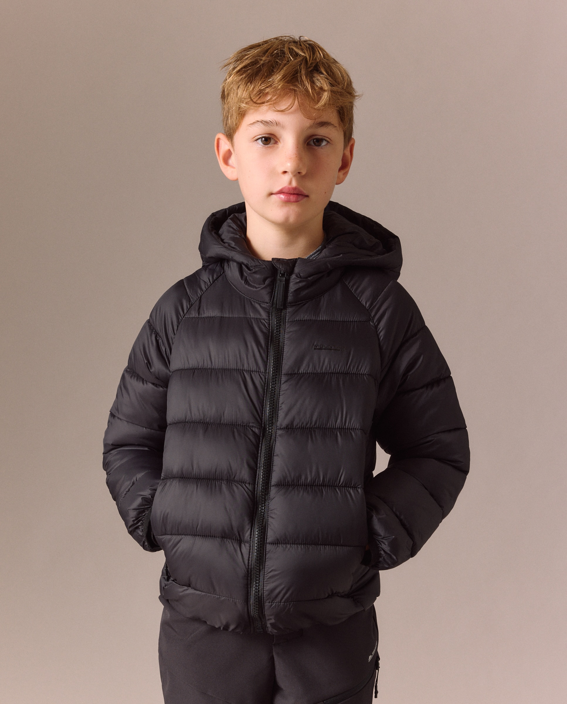 Mountain PRO Chaqueta de montaña de de niños Negro