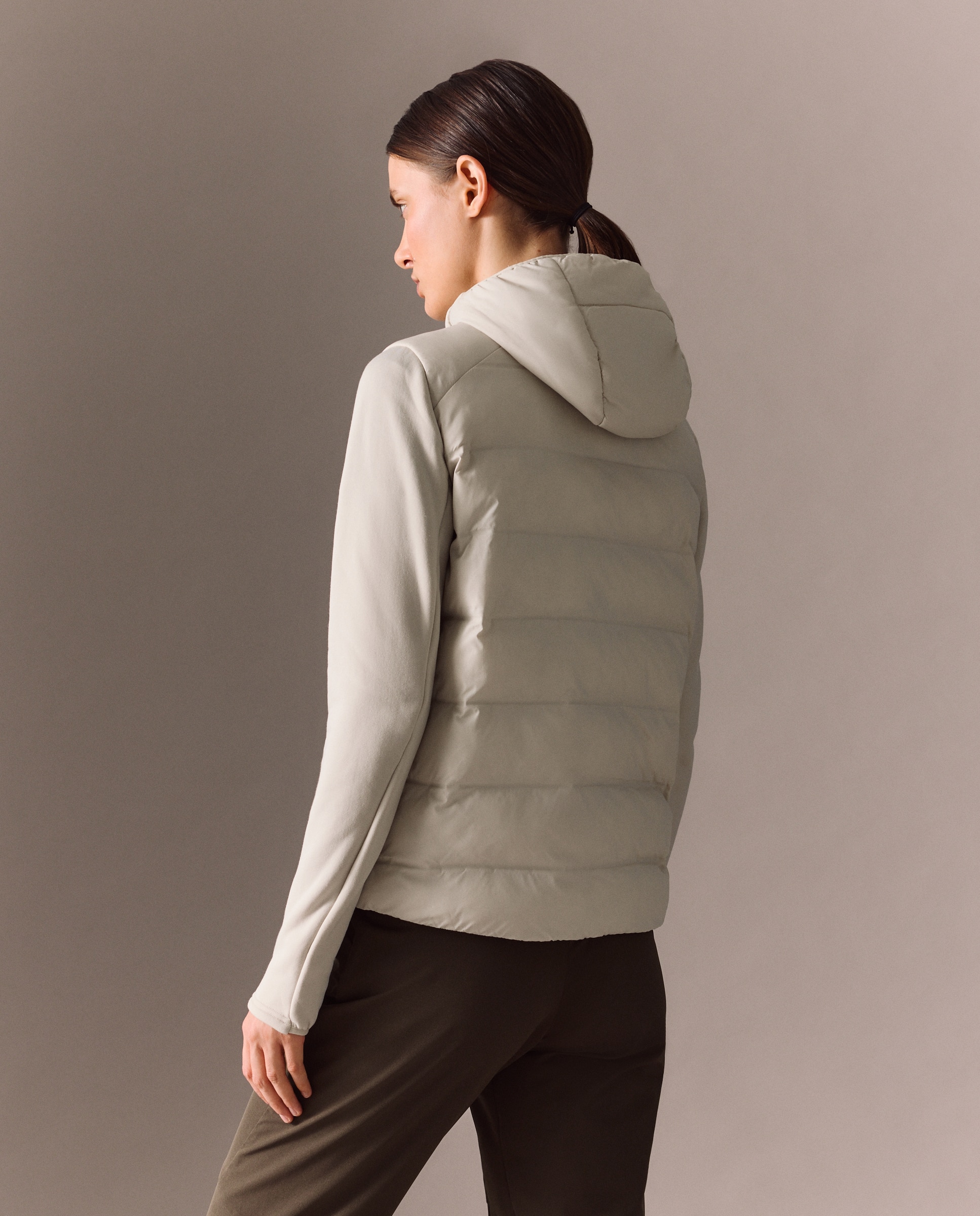 Imagen 3 de Chaqueta híbrida con relleno de fibra hueca de montaña de Mountain Pro de mujer - 120 Crudo 120 Crudo