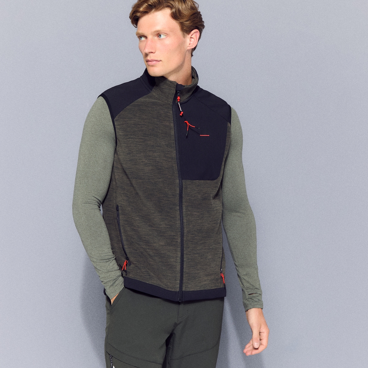 Polar de Montanha de Homem Verde-1