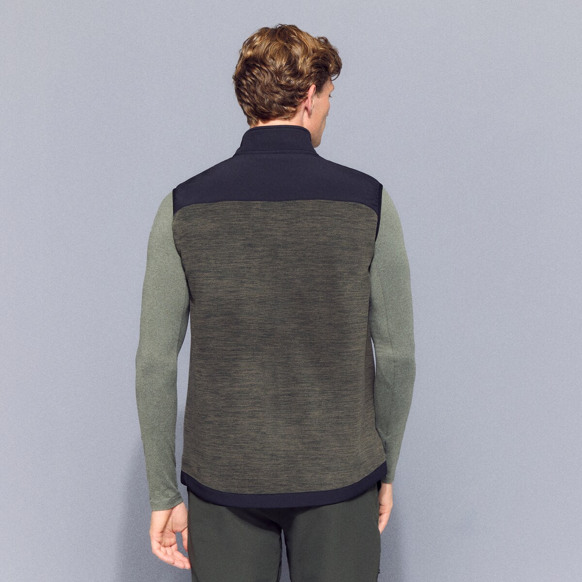 Polar de Montanha de Homem Verde-3