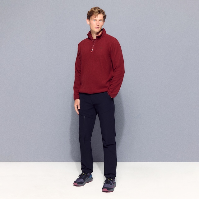 Imagem 0 de Micro Polar de 1/2 Fecho de Correr de Montanha para Homem