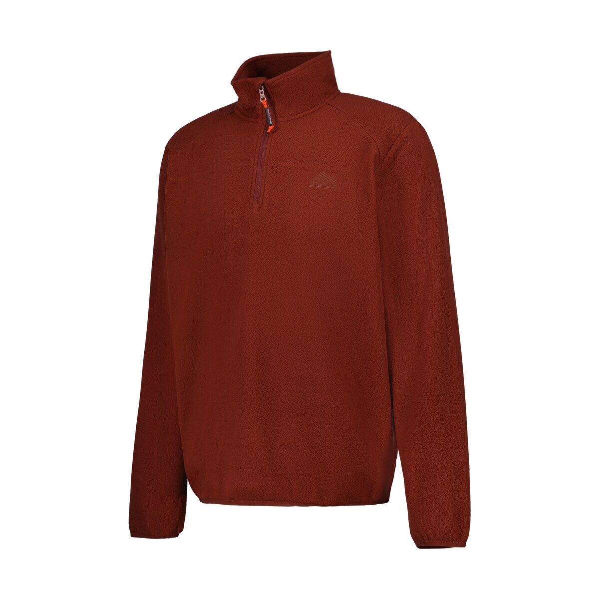 Micro Polar de 1/2 Fecho de Correr de Montanha para Homem Vermelho-4