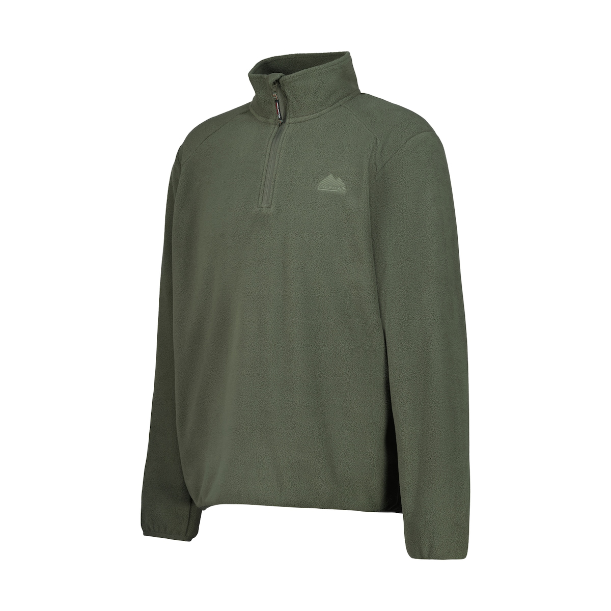 Micro Polar de 1/2 Fecho de Correr de Montanha para Homem Verde-5