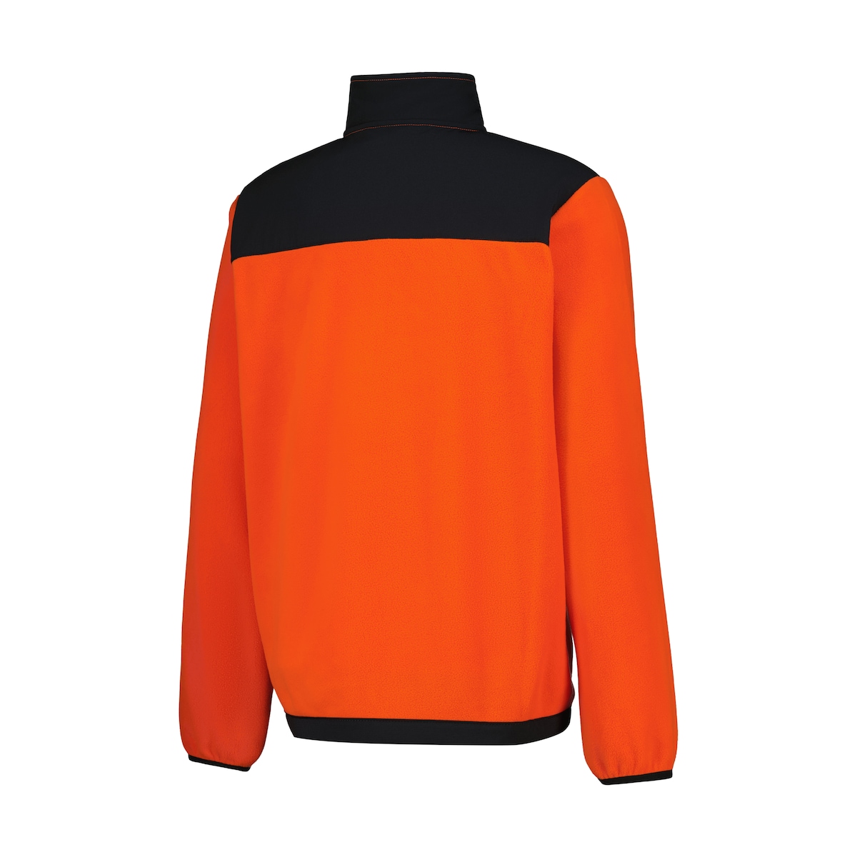 Micro Polar de 1/2 Fecho de Correr de Montanha para Homem Laranja-5