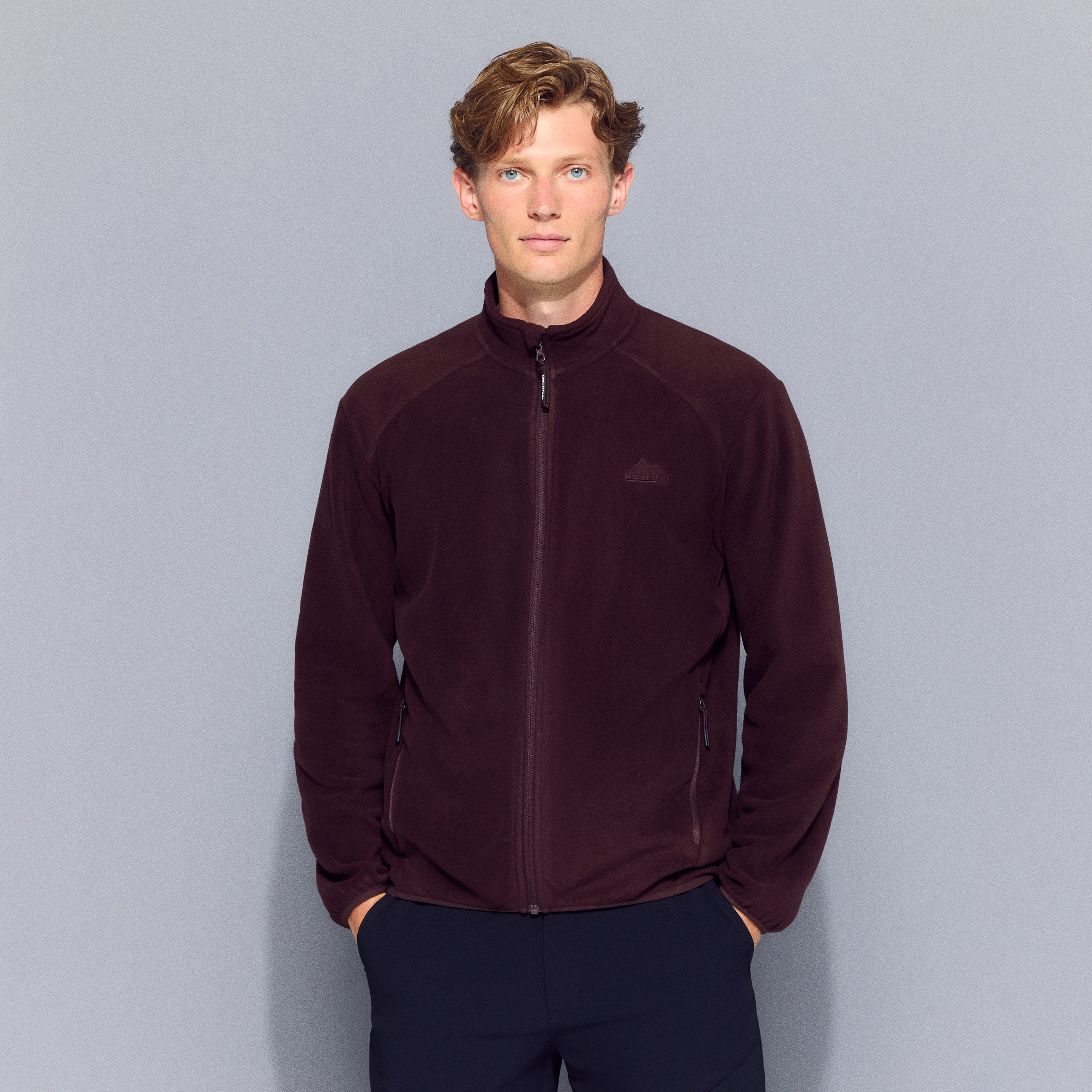 Polar de Montanha de Homem Castanho-escuro-1