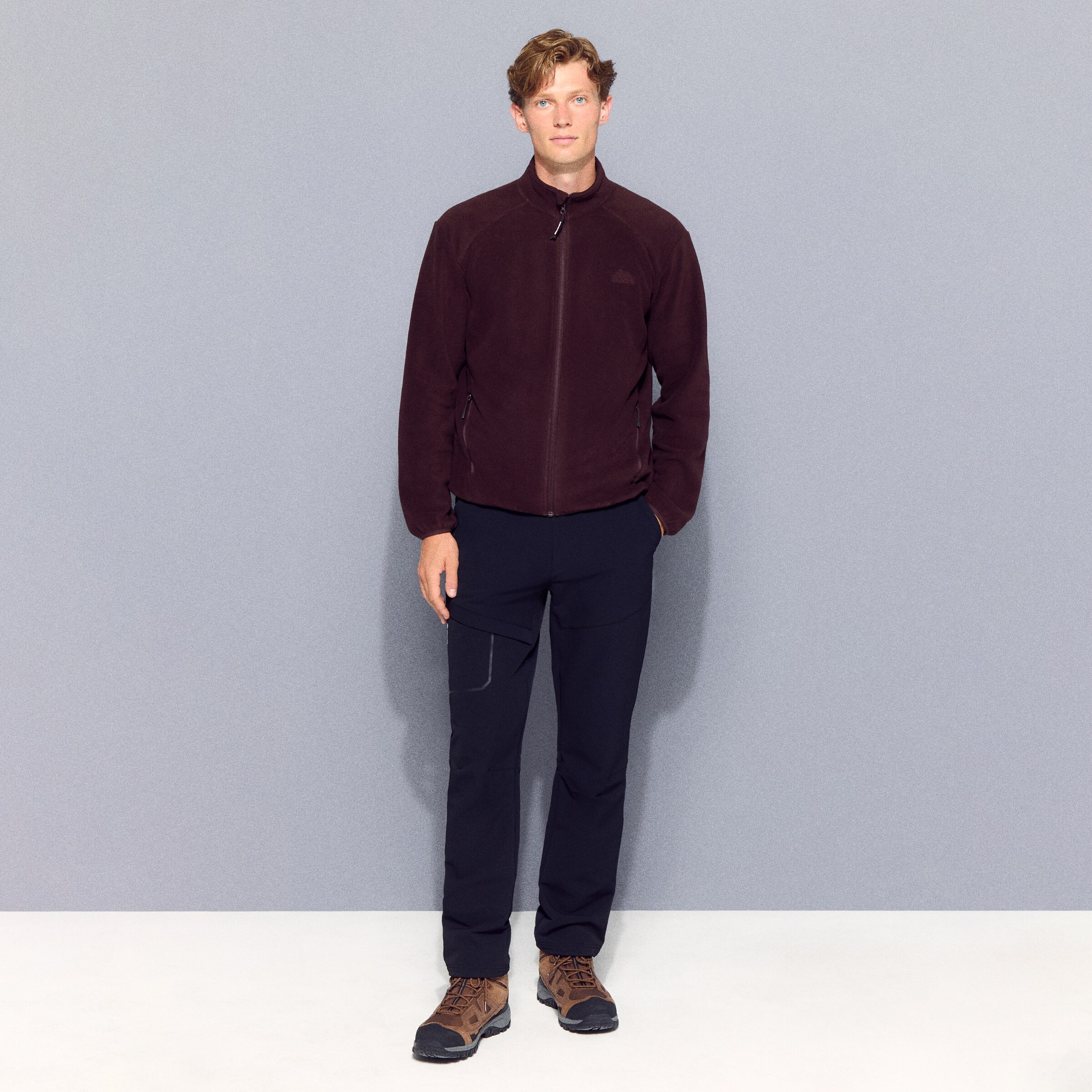 Polar de Montanha de Homem Castanho-escuro-2