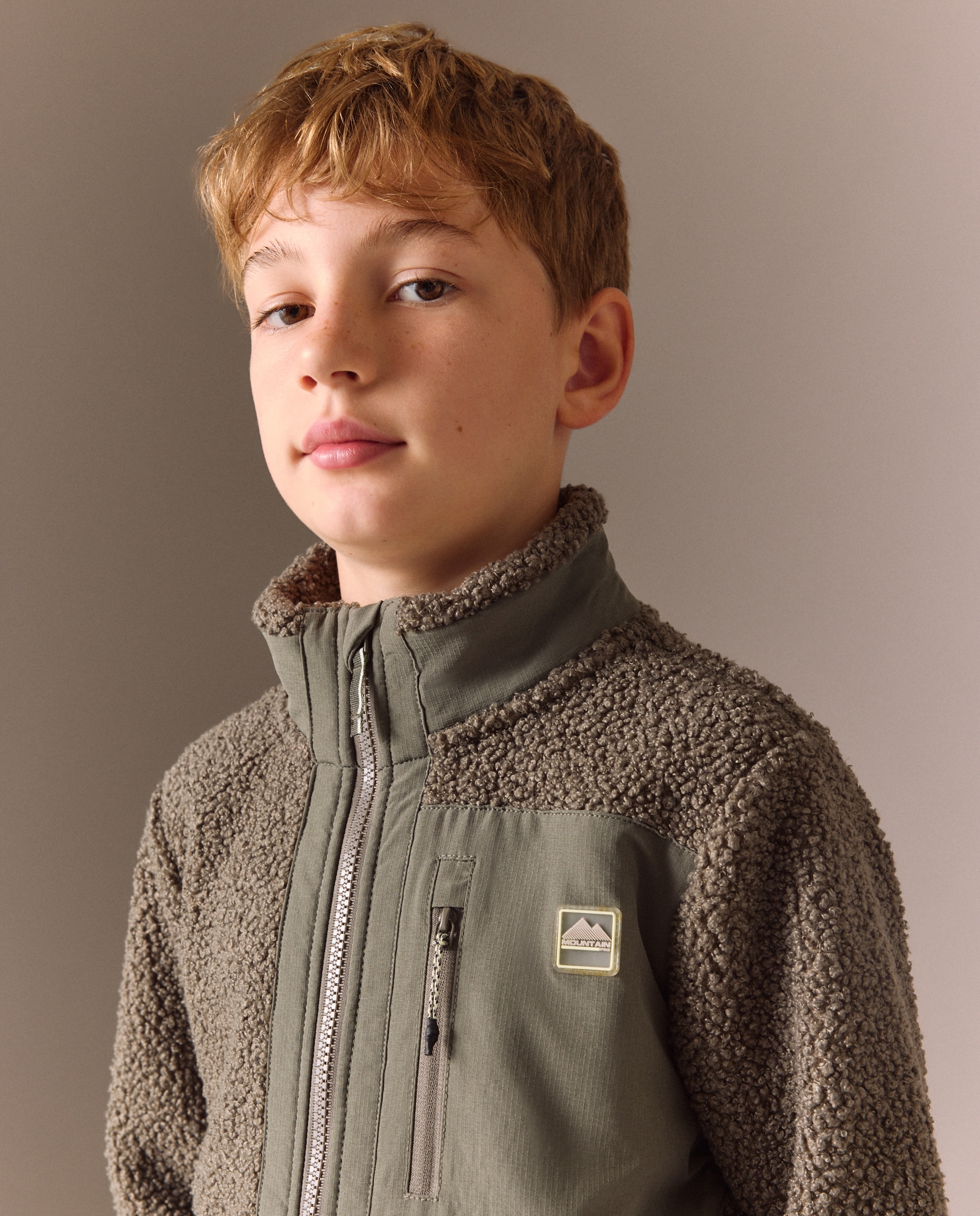 Mountain PRO Chaqueta de montaña de de niño Verde