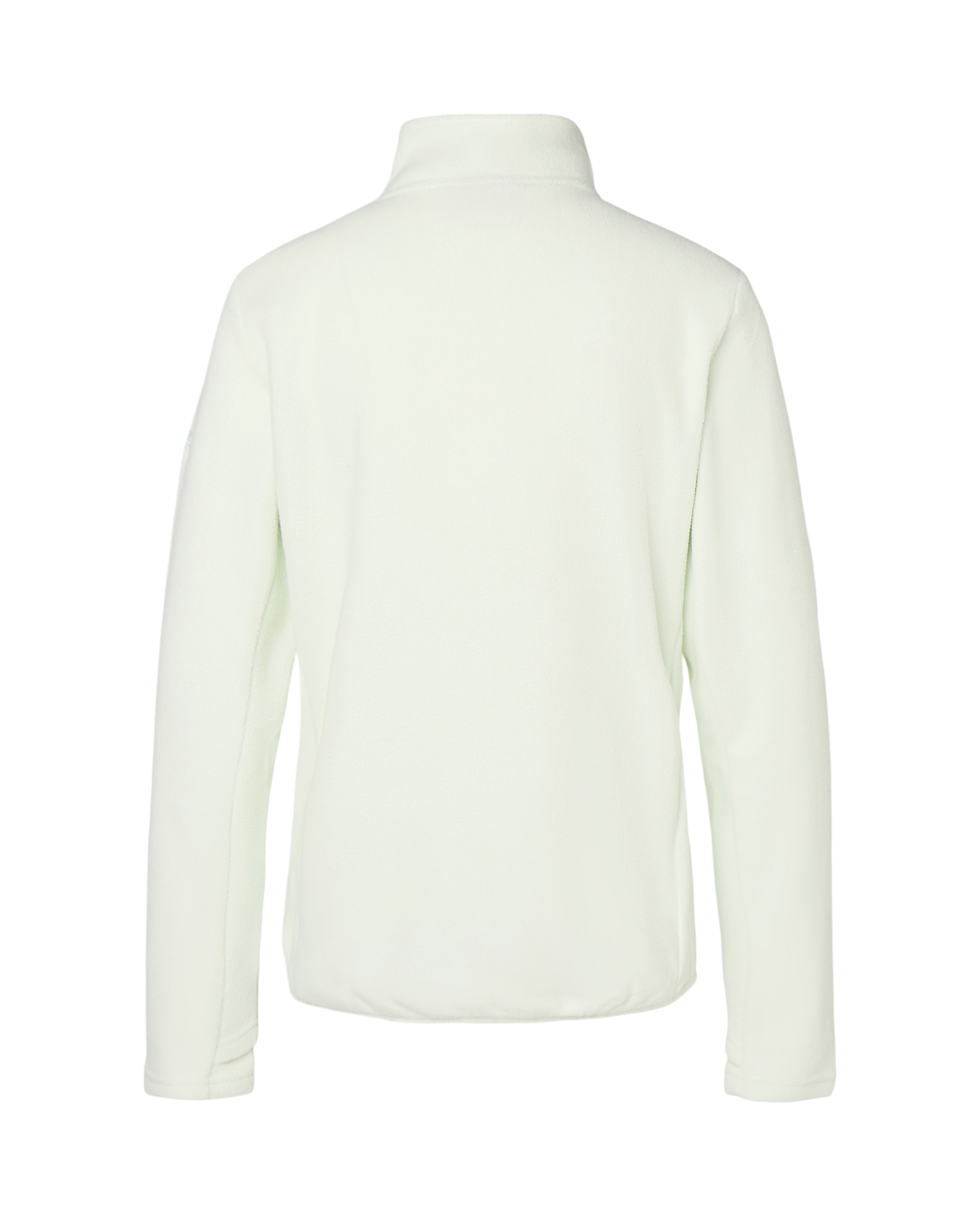 Micro Polar de 1/2 Fecho de Correr de Montanha para Mulher Verde-5