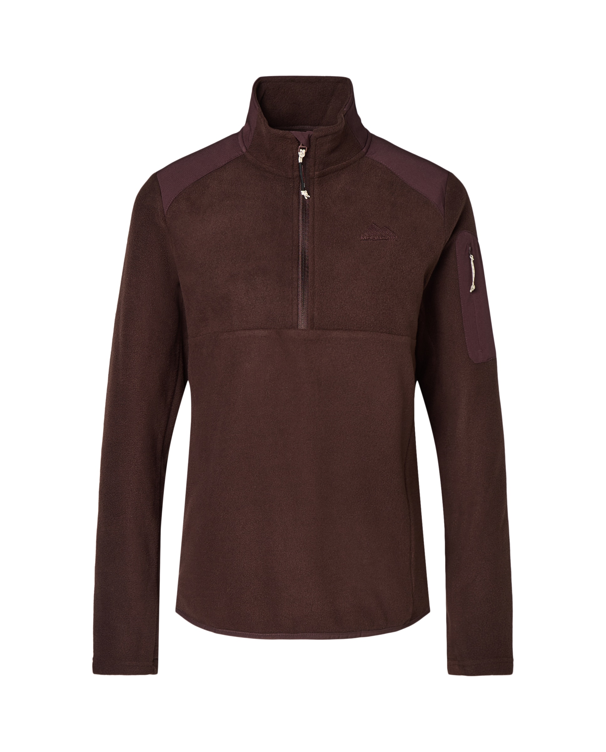 Micropolar de 1/2 cremallera de montaña de Mountain Pro de mujer - Chocolate Chocolate-4