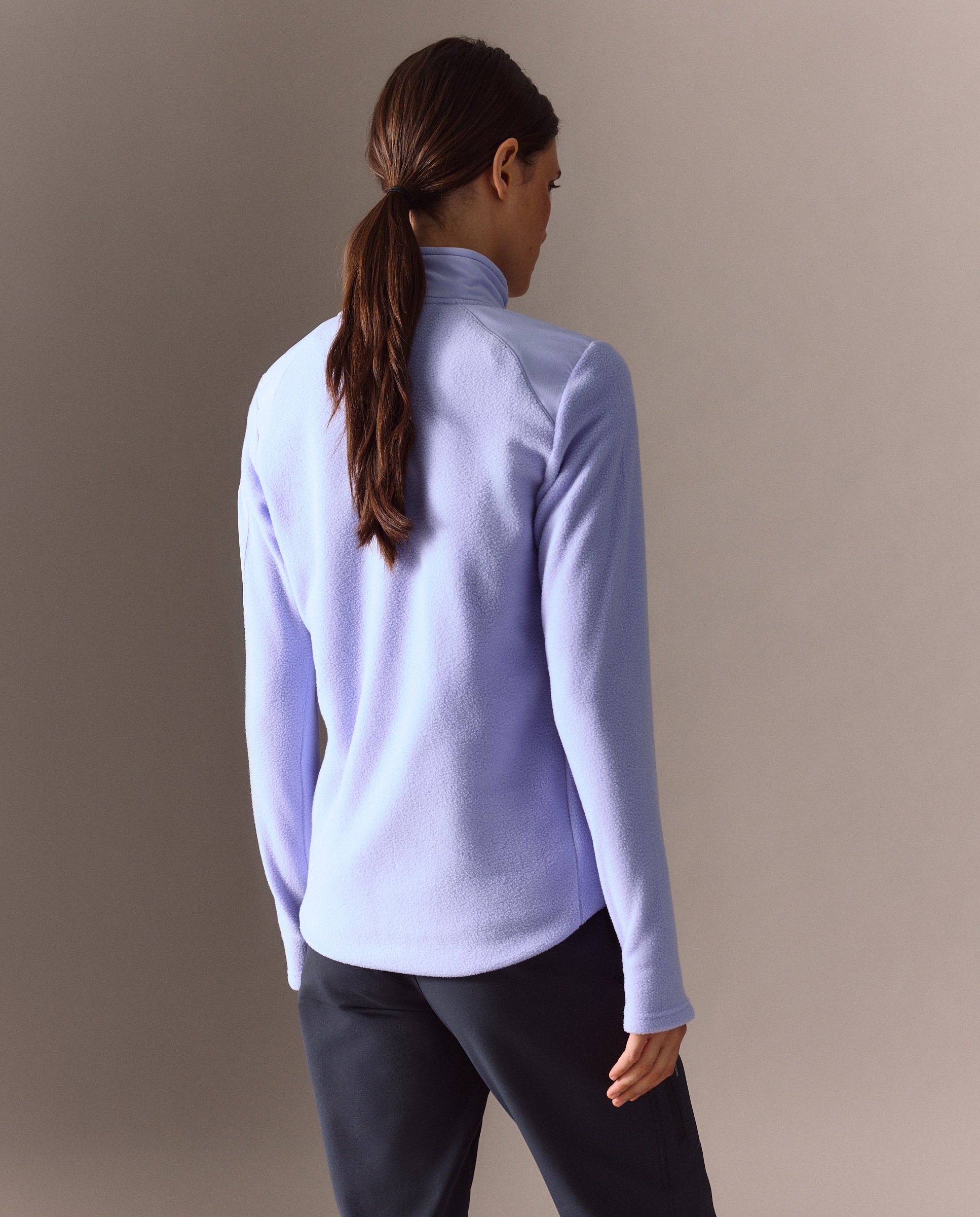 Micropolar de 1/2 cremallera de montaña de Mountain Pro de mujer - 284 Lila 284 Lila-3