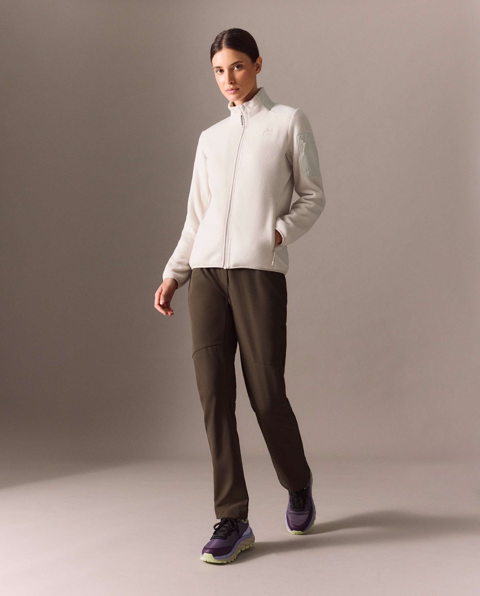 Forro polar de montaña de Mountain Pro de mujer - 120 Crudo 120 Crudo-2