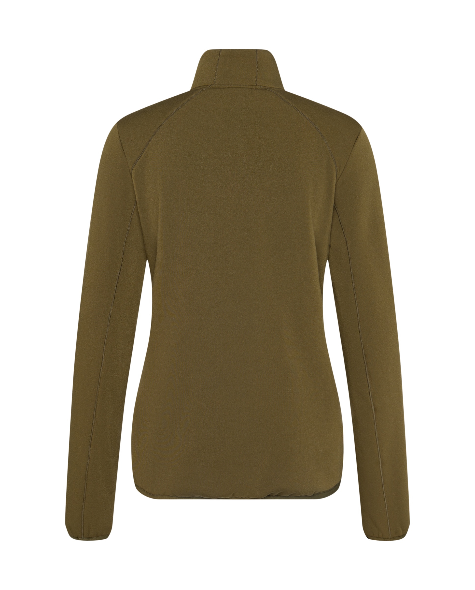 Micro Polar de 1/2 Fecho de Correr de Montanha para Mulher Verde-6