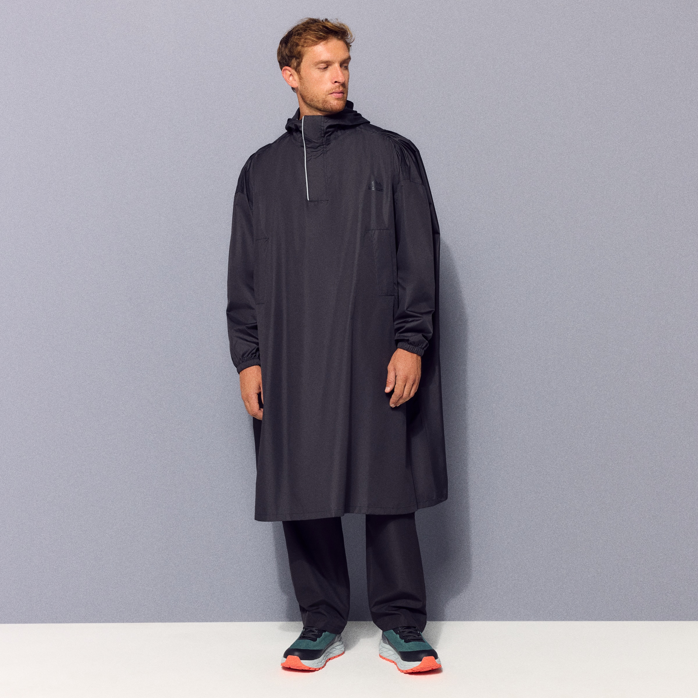 Poncho impermeable de montaña unisex Mountain Pro - Negro Negro-1