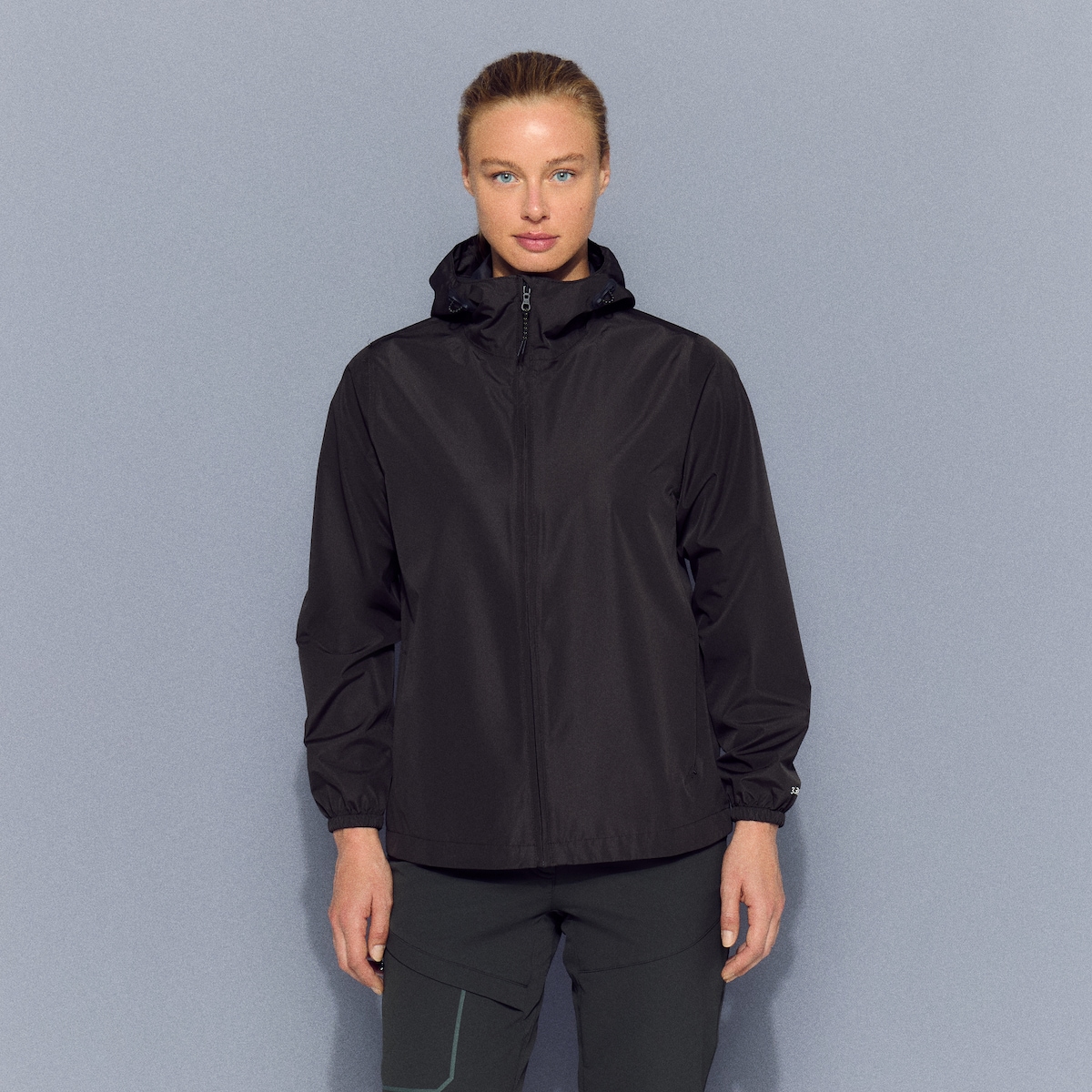 Impermeável 3K/3K de Montanha de Mulher Verde-escuro-1