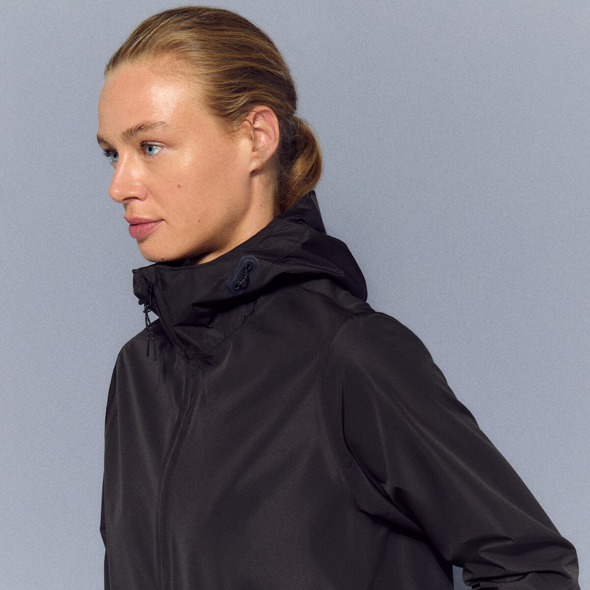 Impermeável 3K/3K de Montanha de Mulher Verde-escuro-3