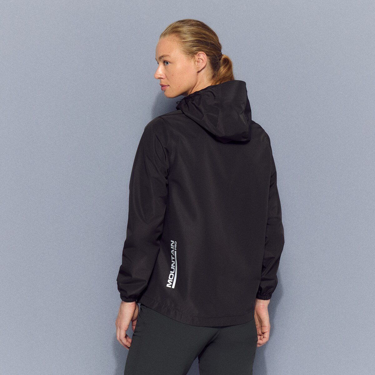 Impermeável 3K/3K de Montanha de Mulher Verde-escuro-4