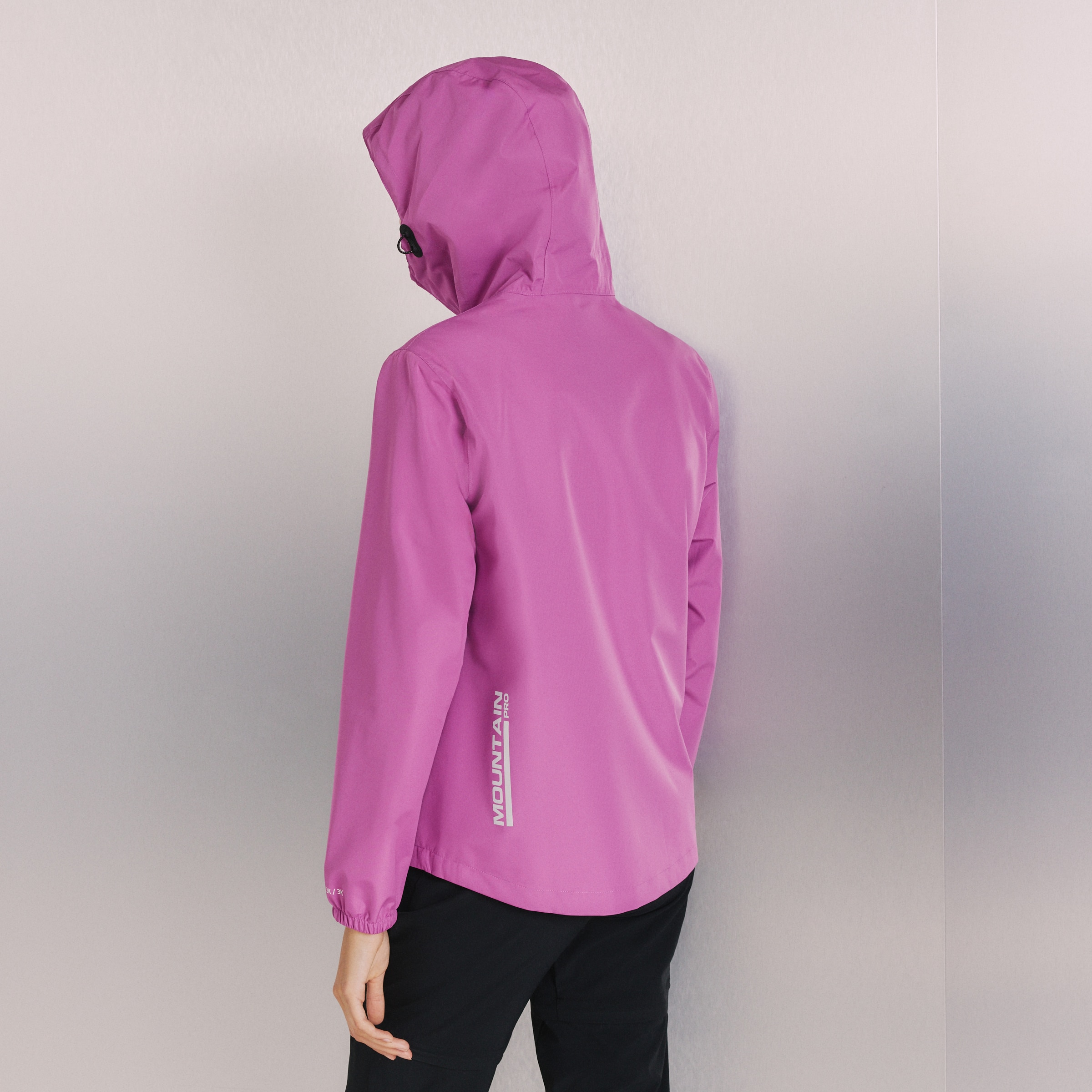 Casaco 3K/3K Impermeável de Montanha Mountain Pro Rosa-2