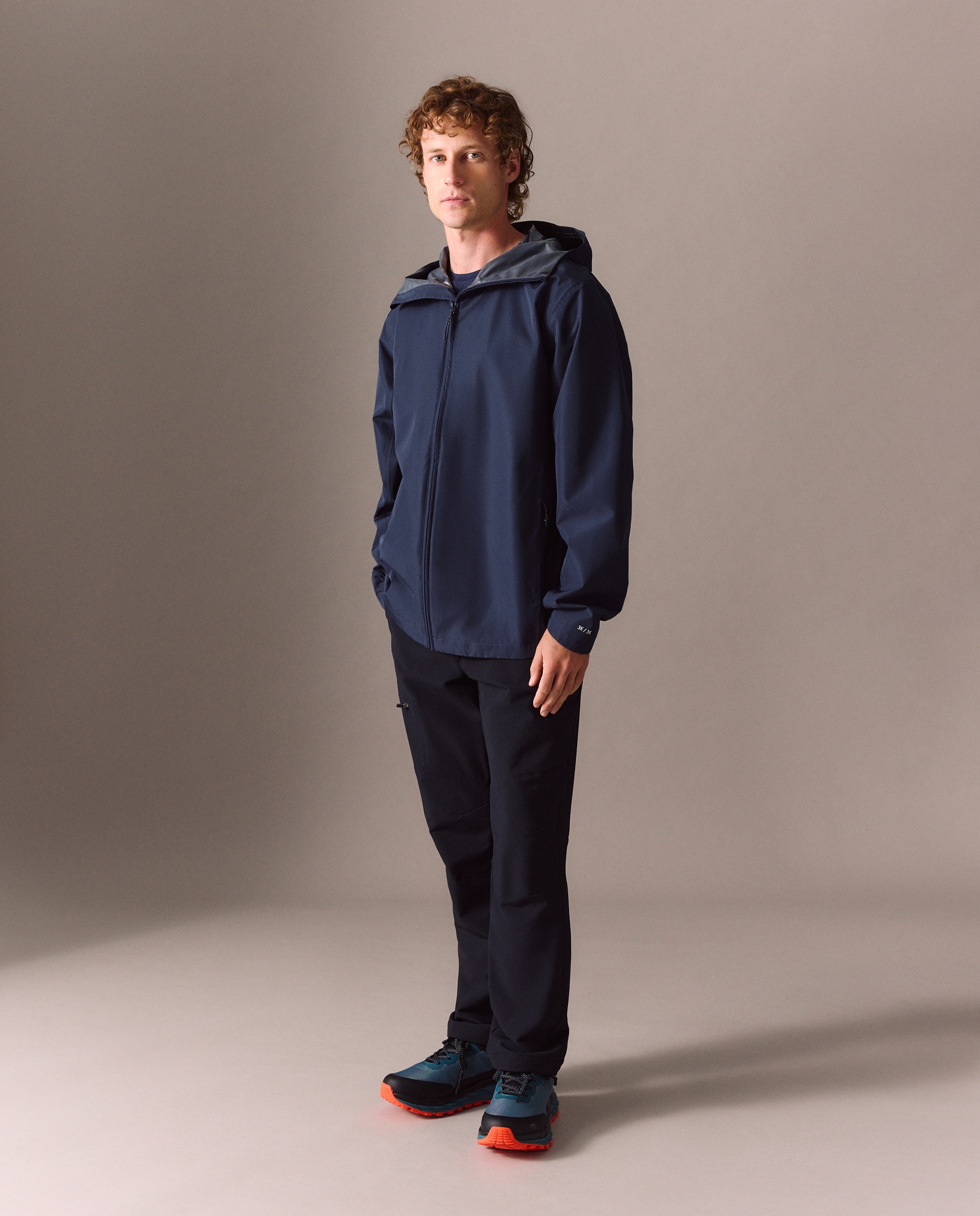 Impermeable 3K/3K de montaña de Mountain Pro de hombre - Azul marino Azul marino-2