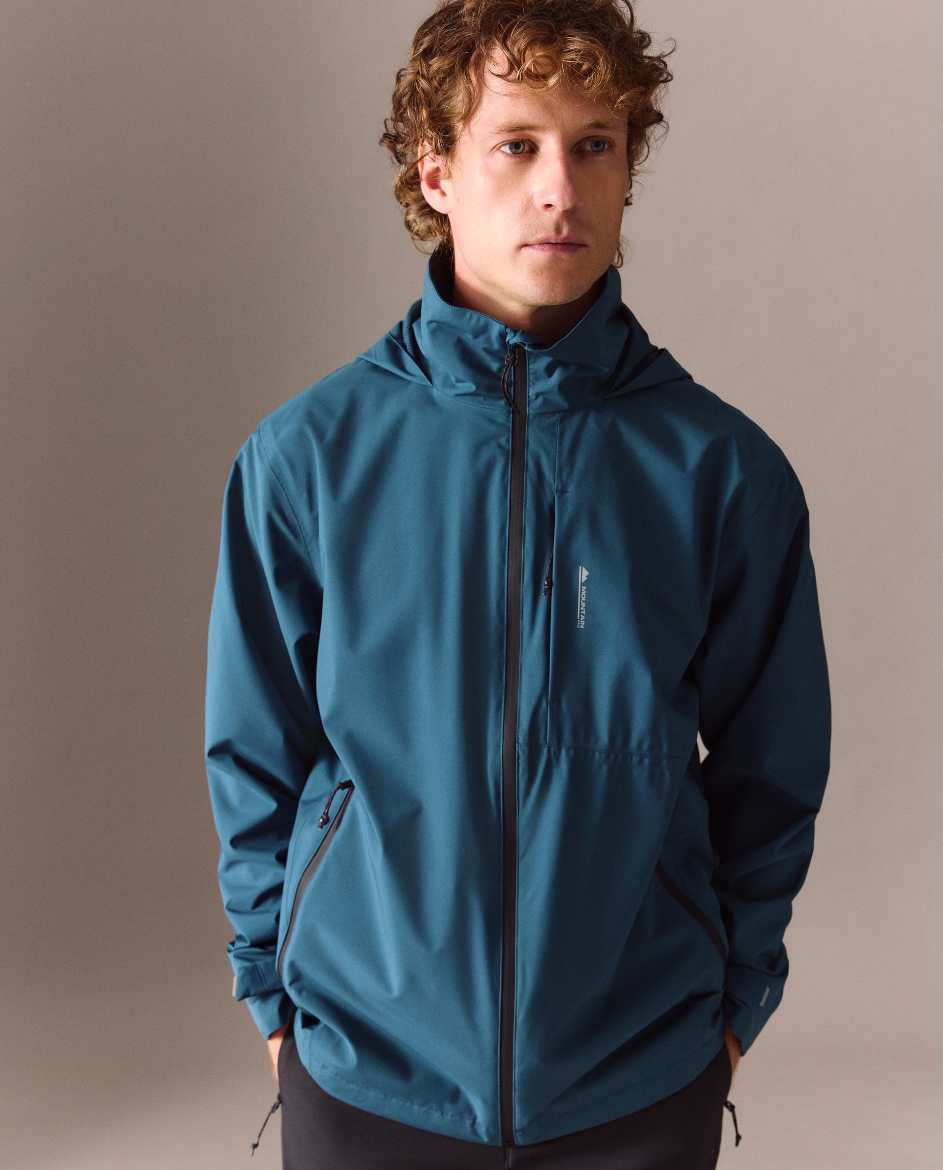 Impermeable 3K/3K de montaña de Mountain Pro de hombre - 400 Azul 400 Azul-1