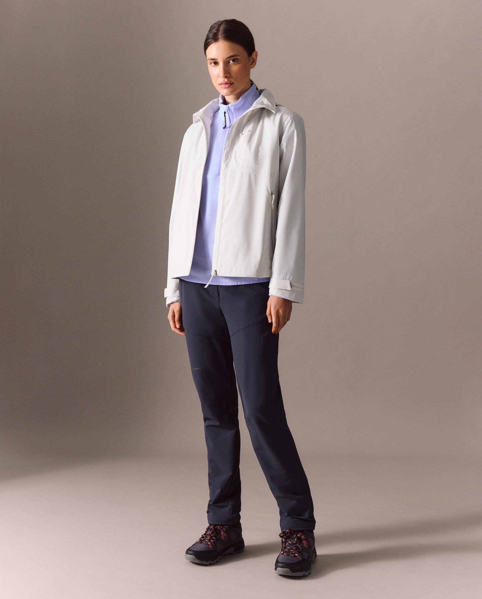 Imagen 2 de Impermeable 3K/3K de montaña de Mountain Pro de mujer - Blanco Blanco