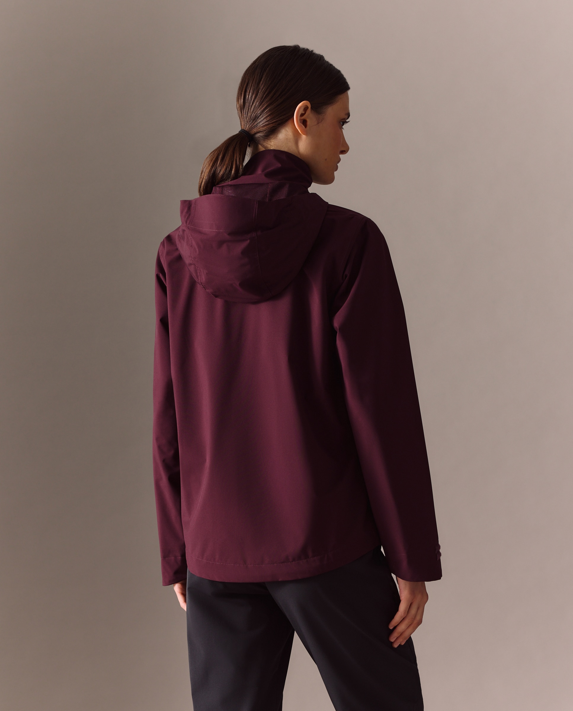 Impermeable 3K/3K de montaña de Mountain Pro de mujer - Burdeos Burdeos-3