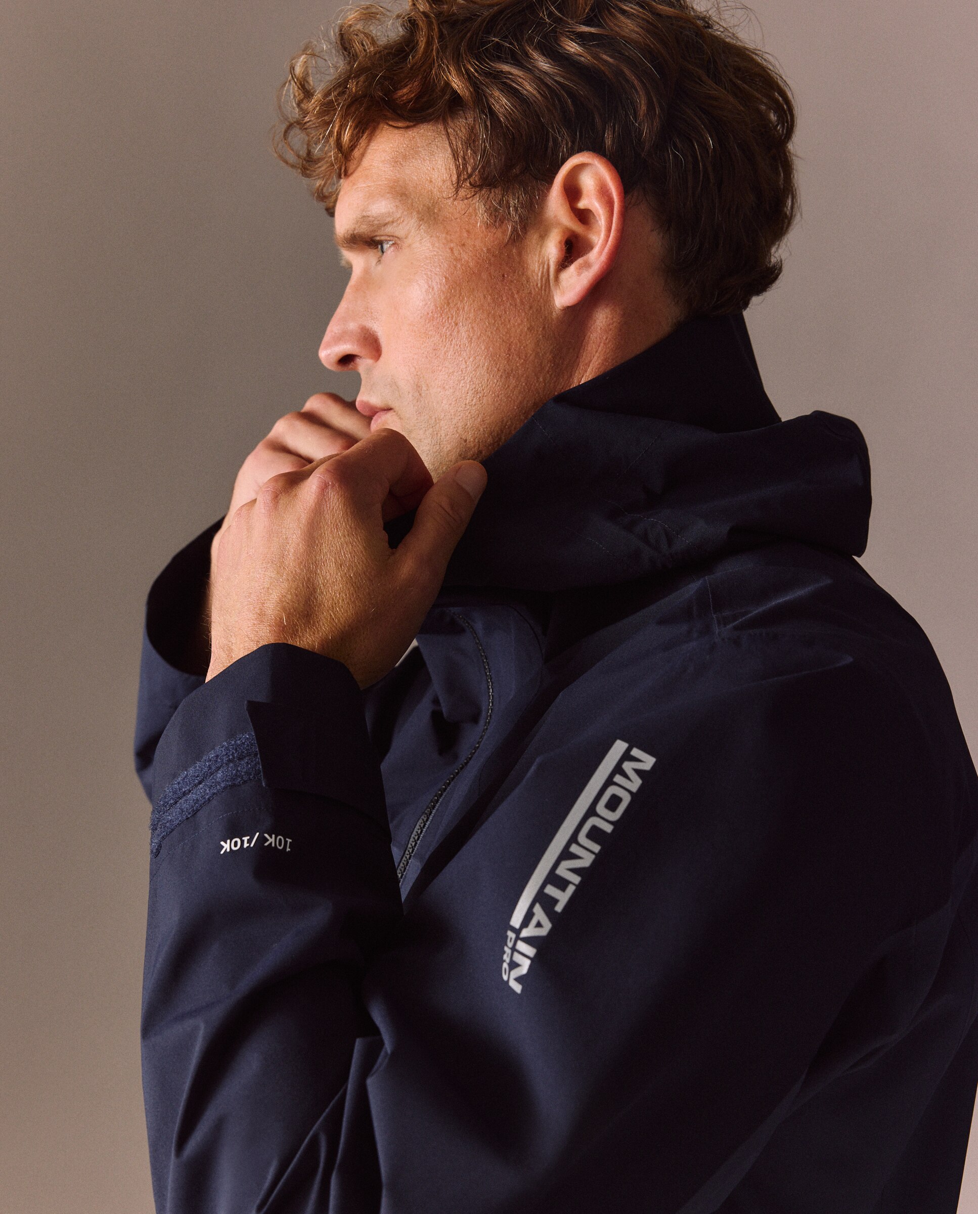 Impermeable de 2,5 capas 10k/10k de montaña de Mountain Pro de hombre - Azul marino Azul marino-2