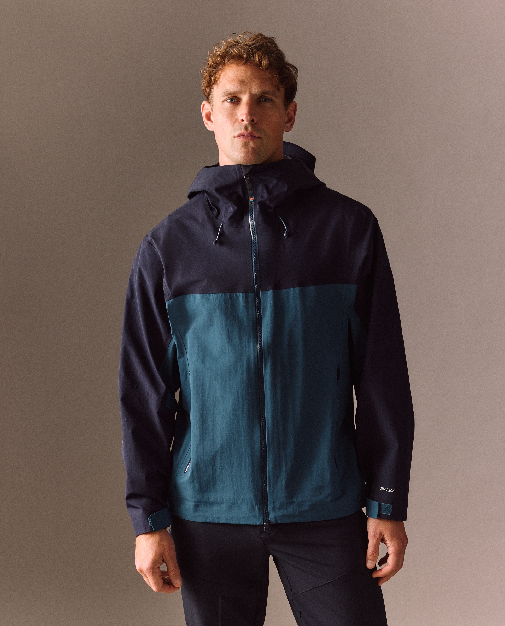 Imagen 0 de Impermeable de 3 capas 20k/20k de montaña de Mountain Pro de hombre 400 Azul