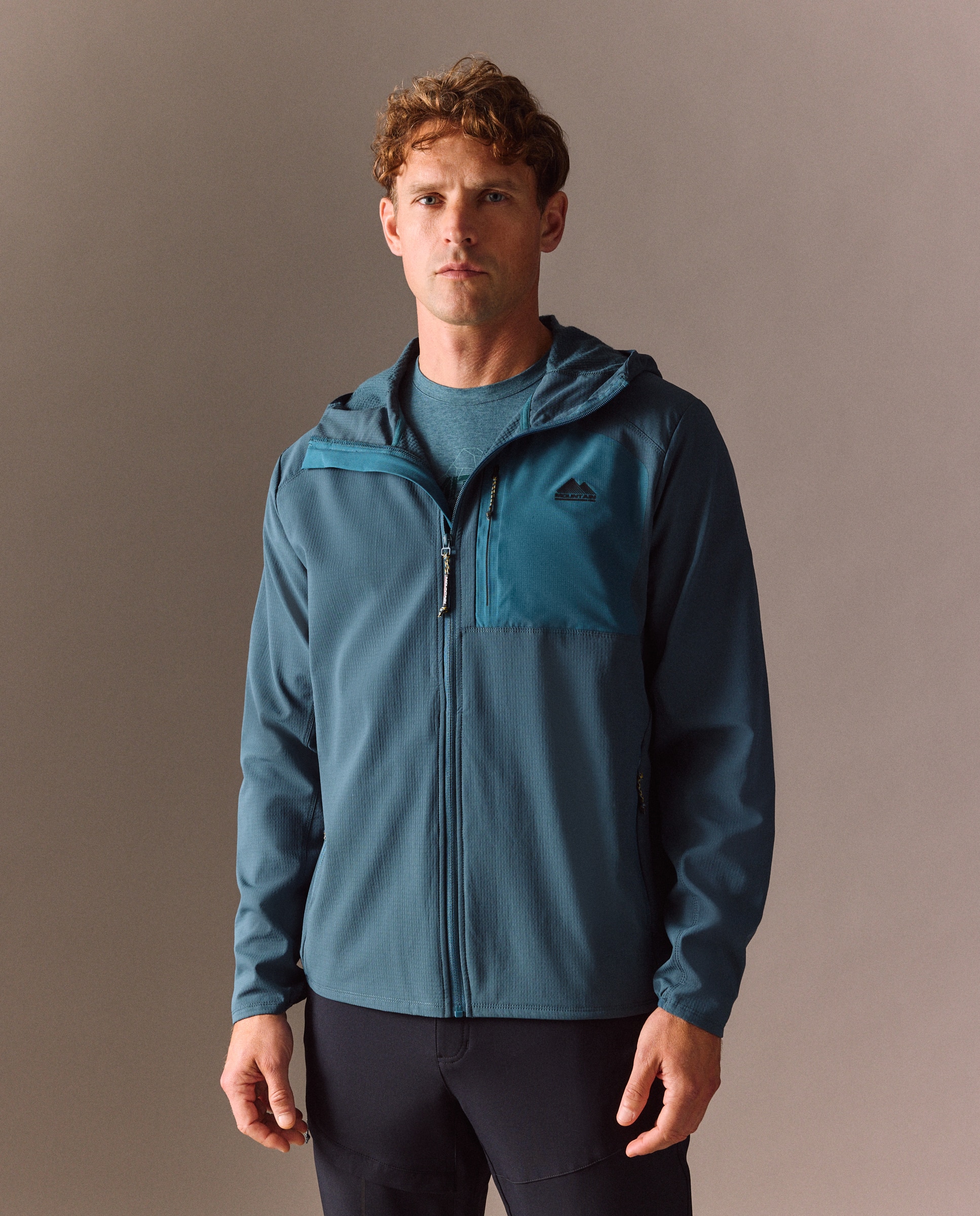 Sudadera de montaña de Mountain Pro de hombre - 400 Azul 400 Azul-1