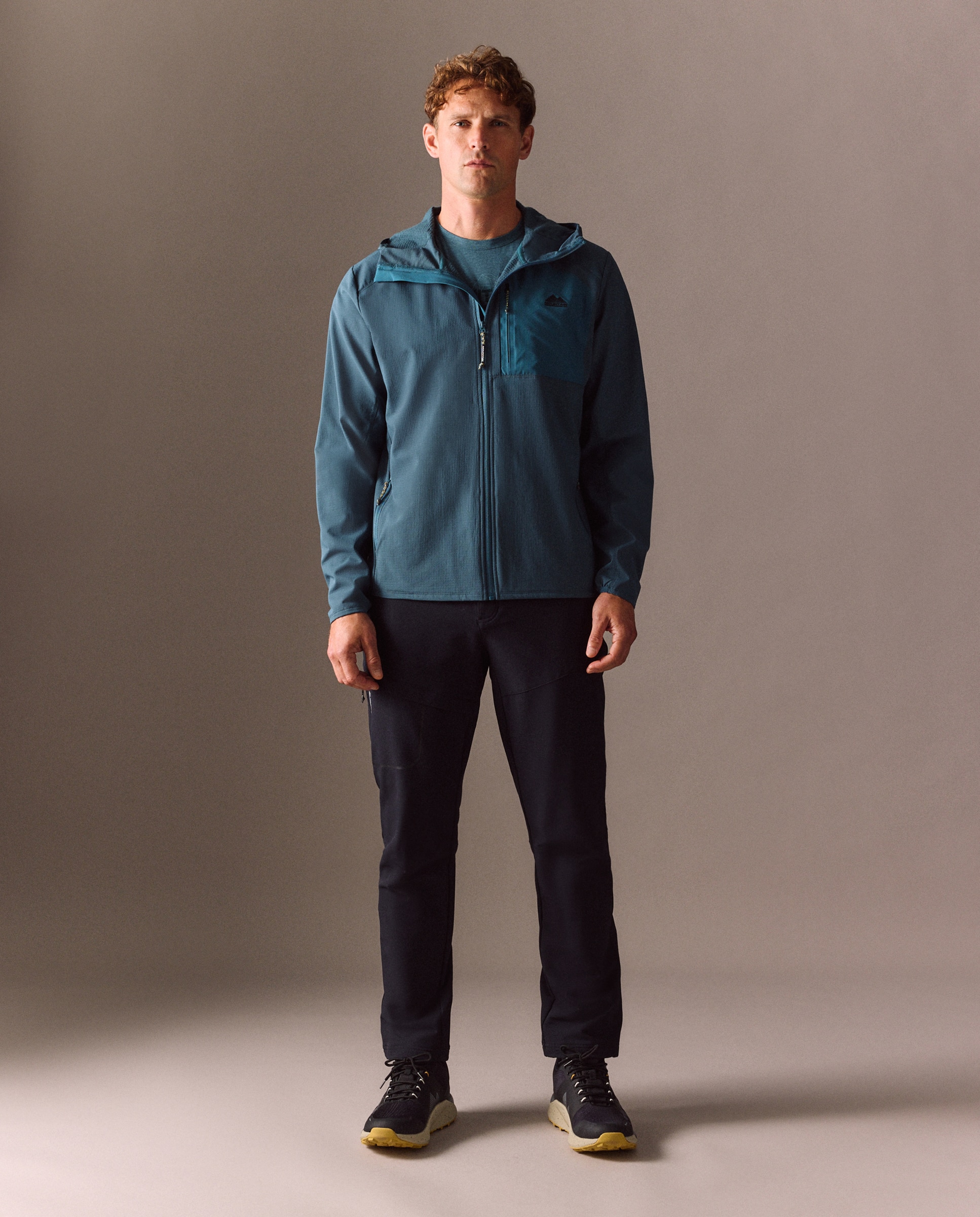 Sudadera de montaña de Mountain Pro de hombre - 400 Azul 400 Azul-2