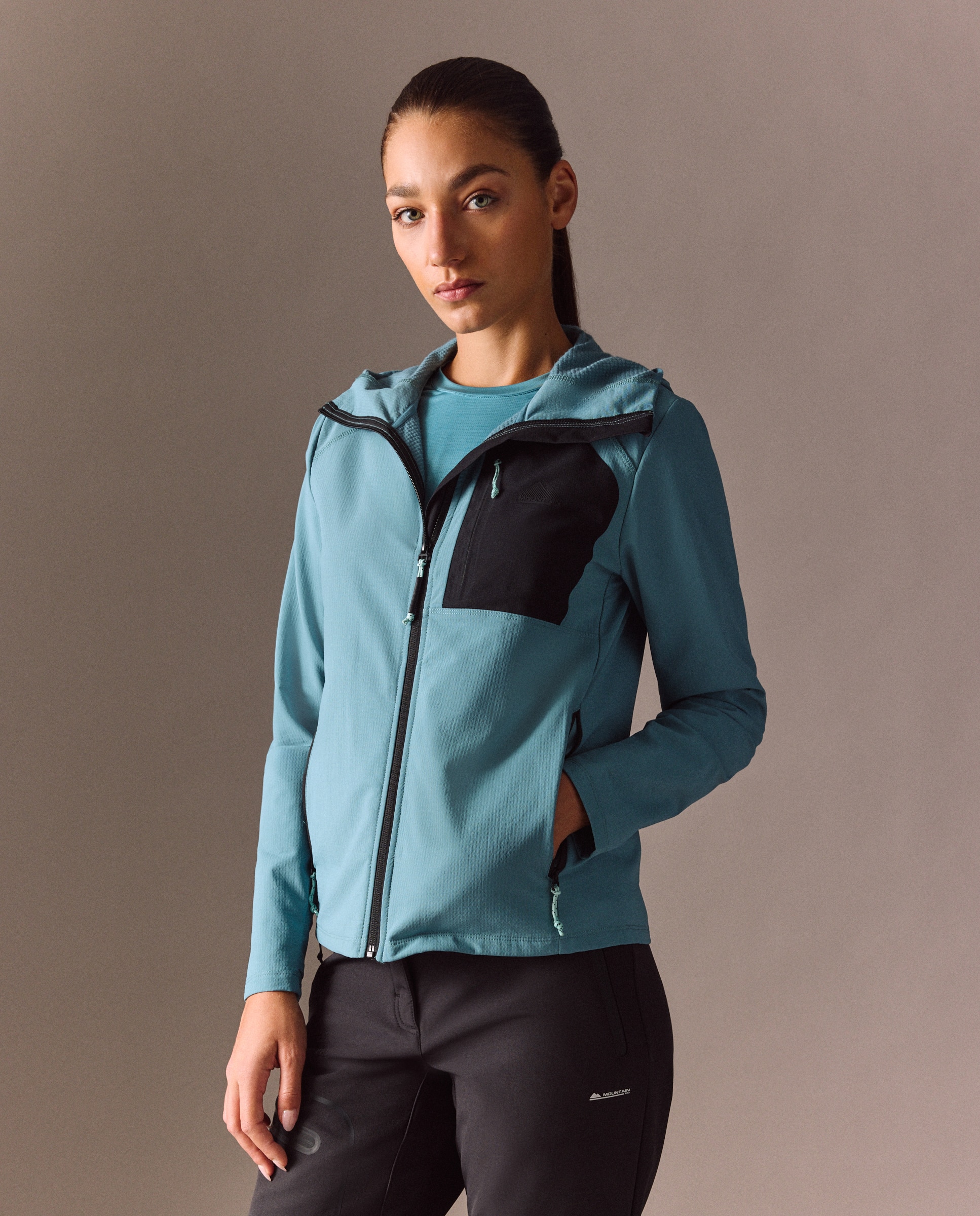 Sudadera de montaña de Mountain Pro de mujer - 450 Turquesa 450 Turquesa-1