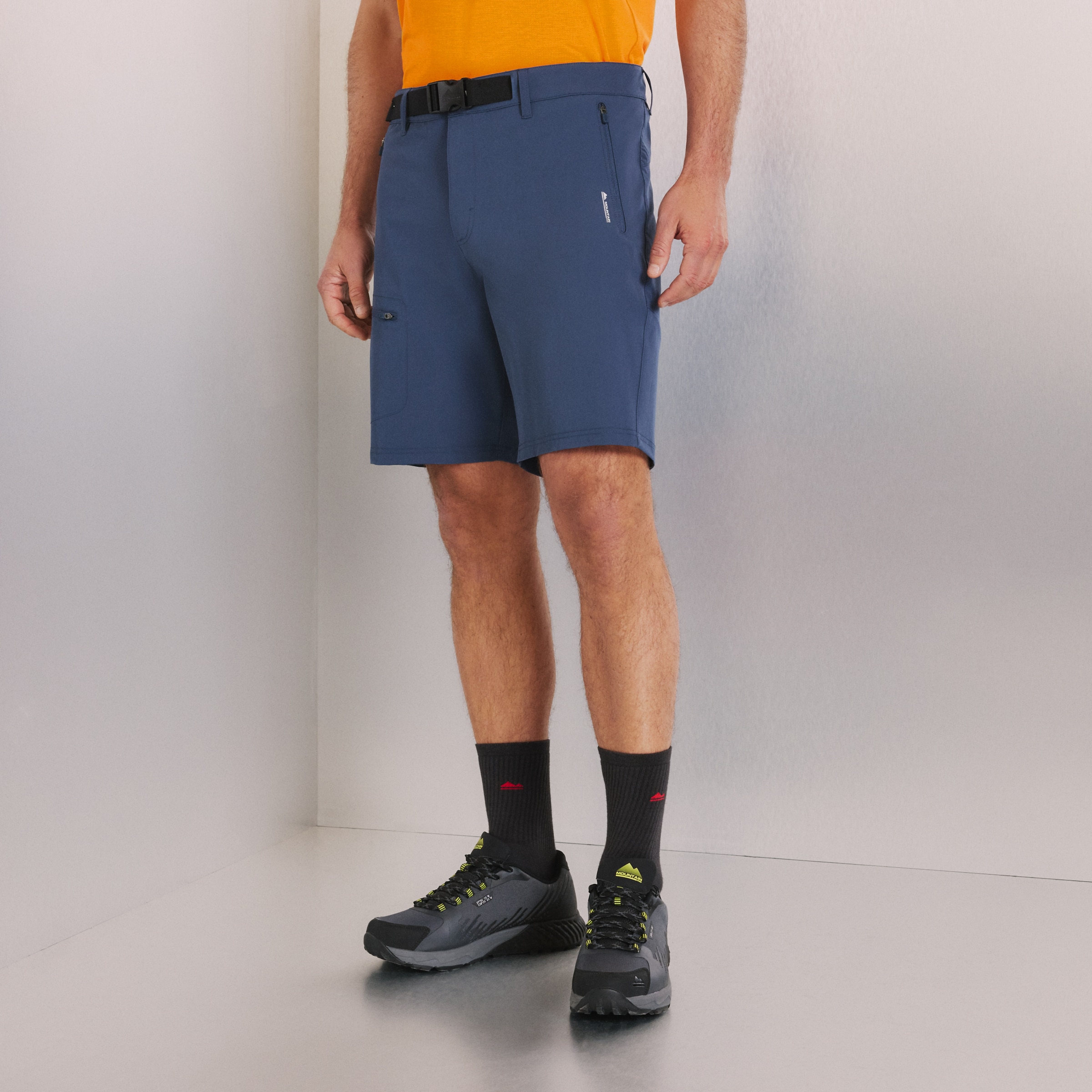 Bermudas de Montanha de Homem Azul-2