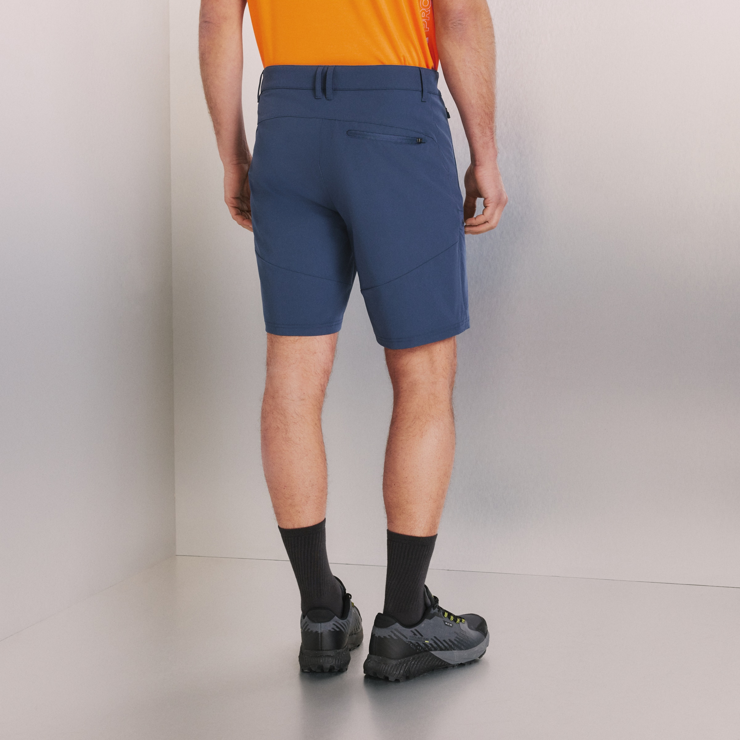 Bermudas de Montanha de Homem Azul-3