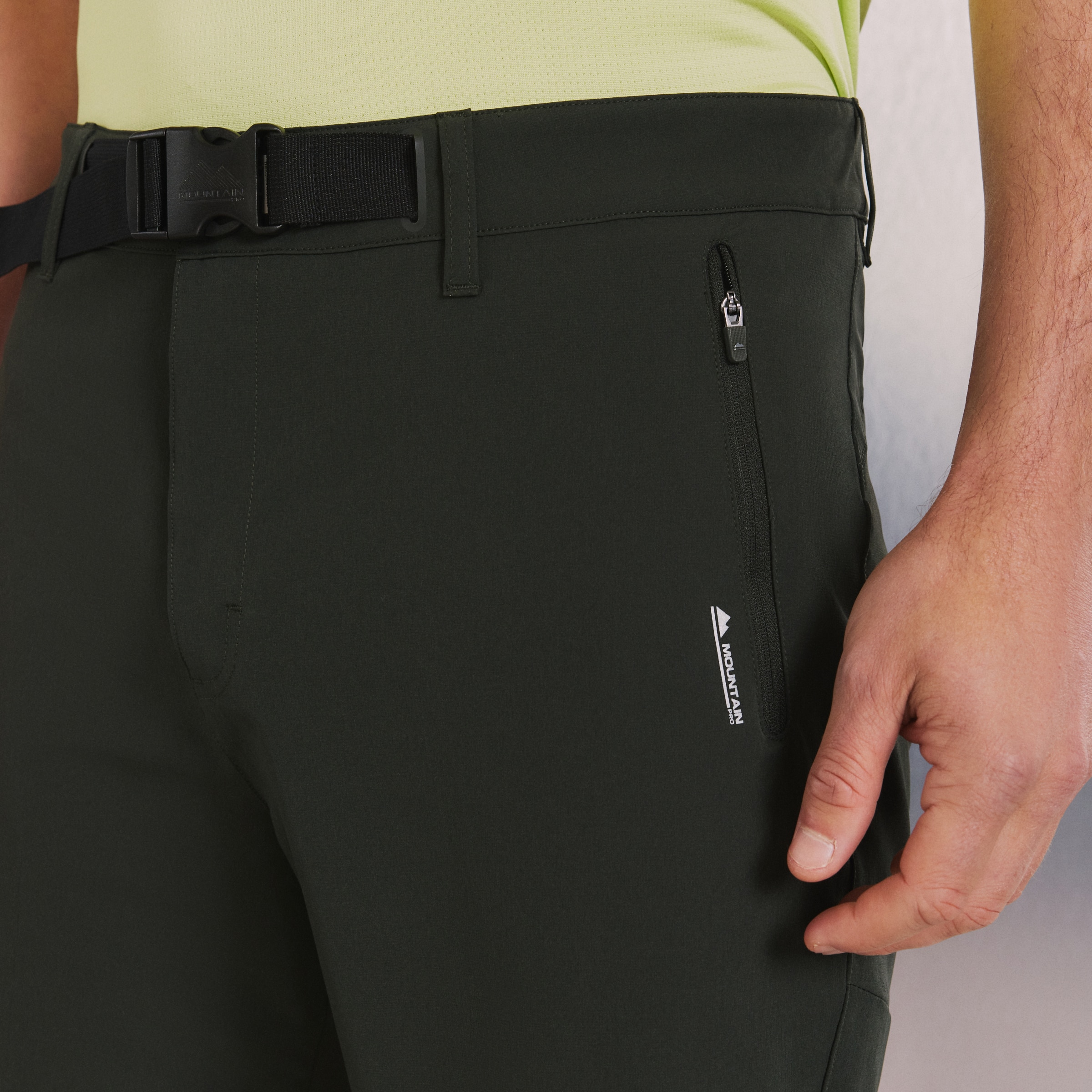 Bermudas de Montanha de Homem Verde-escuro-4