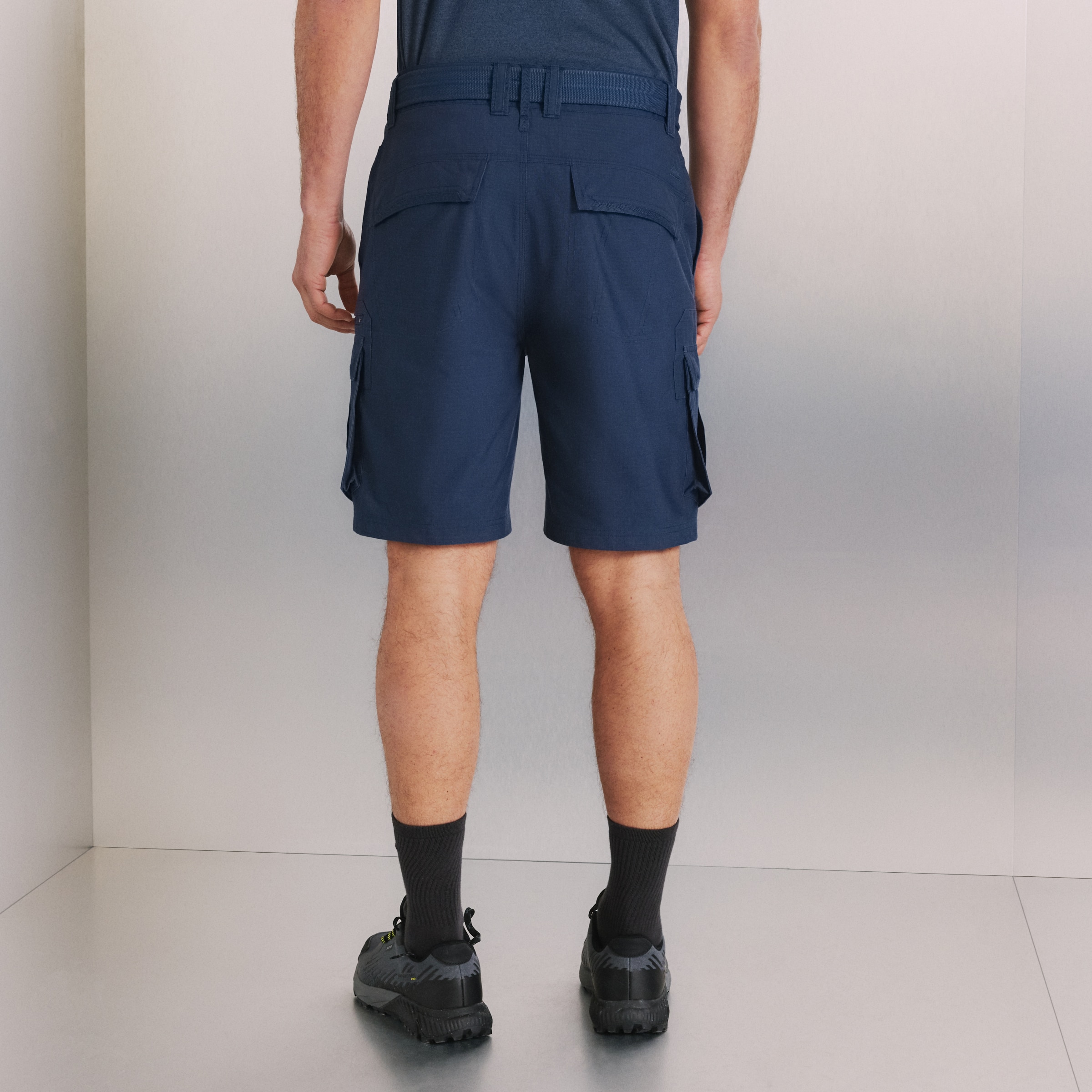 Bermudas de Montanha de Homem Azul-3