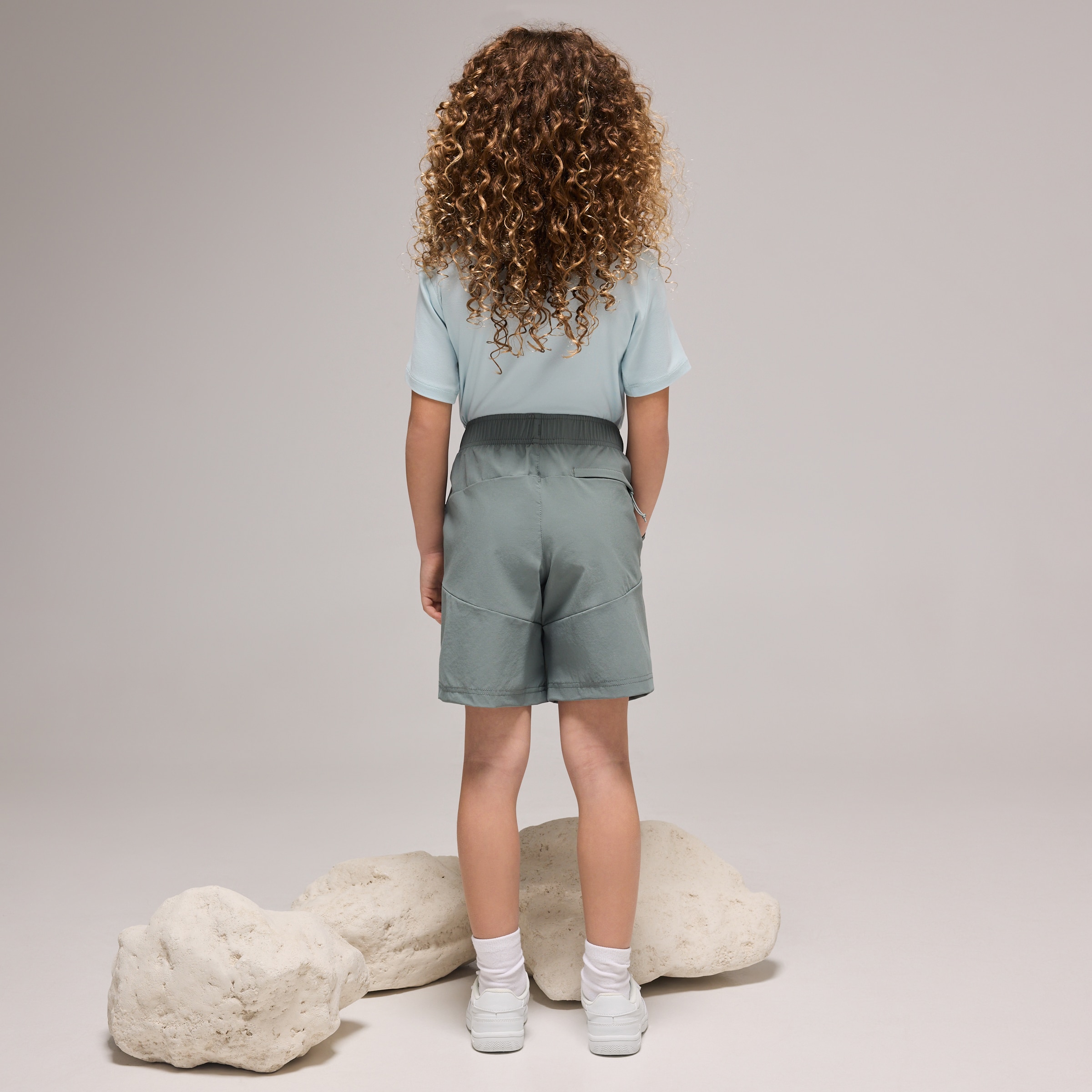 Calças de Montanha de Criança Verde-escuro-3
