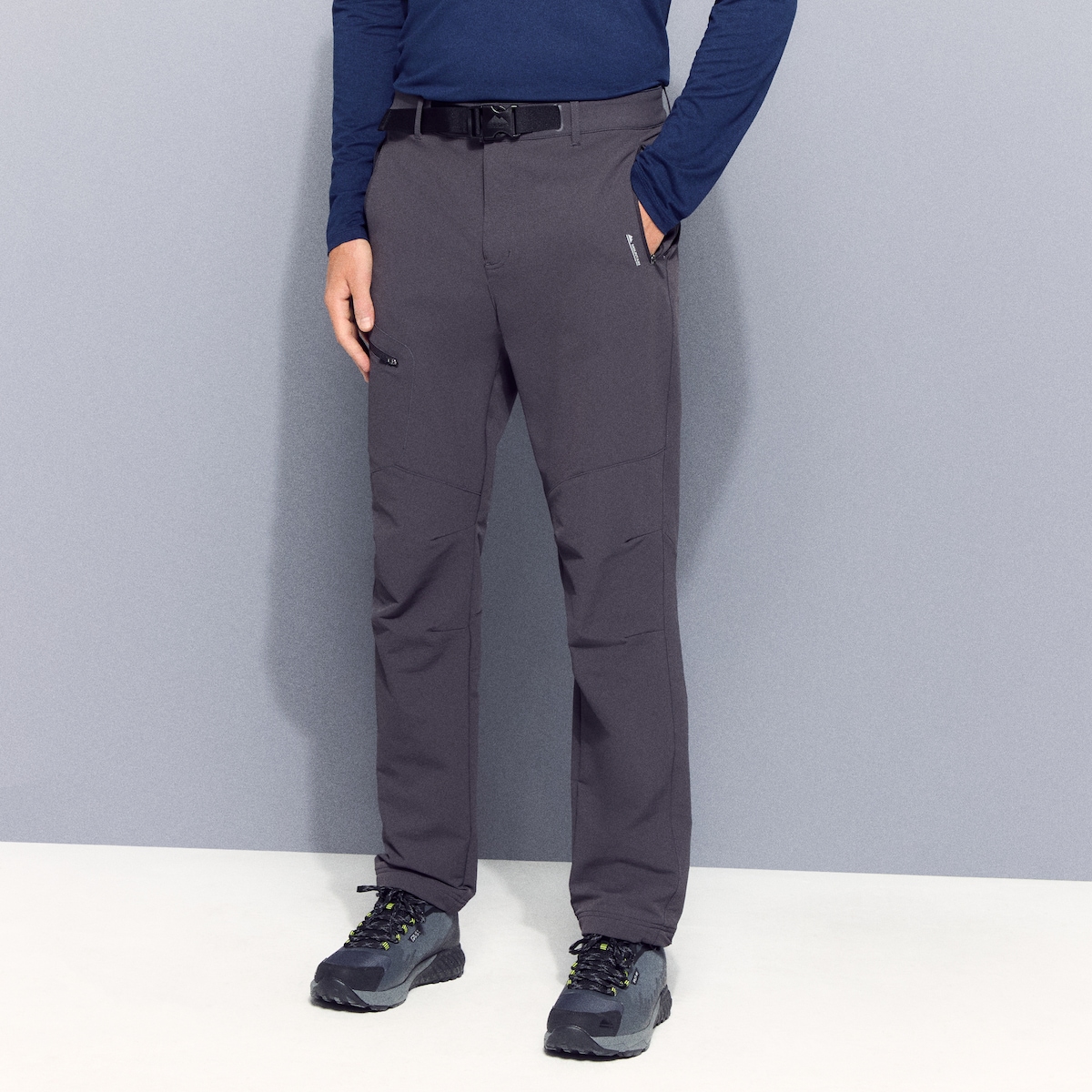 Calças de Montanha de Homem Cinzento-2