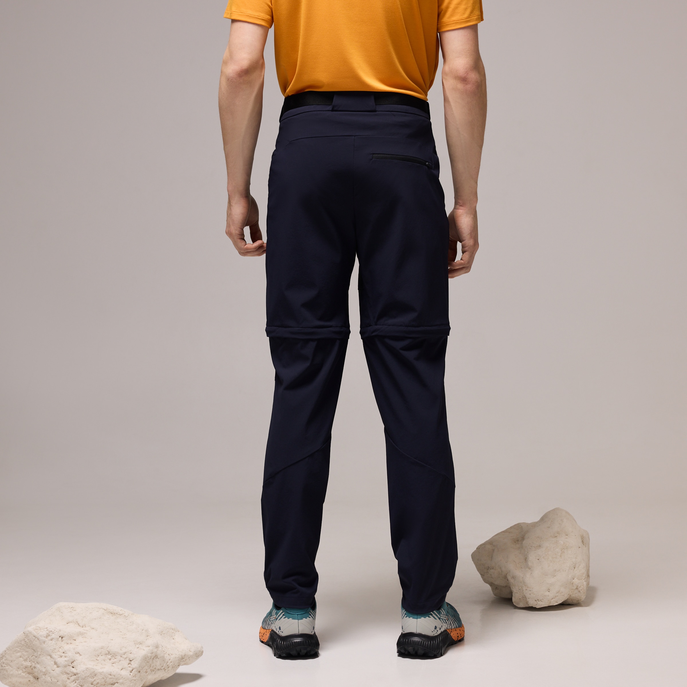 Pantalón de montaña de hombre Mountain Pro - Azul marino Azul marino-3