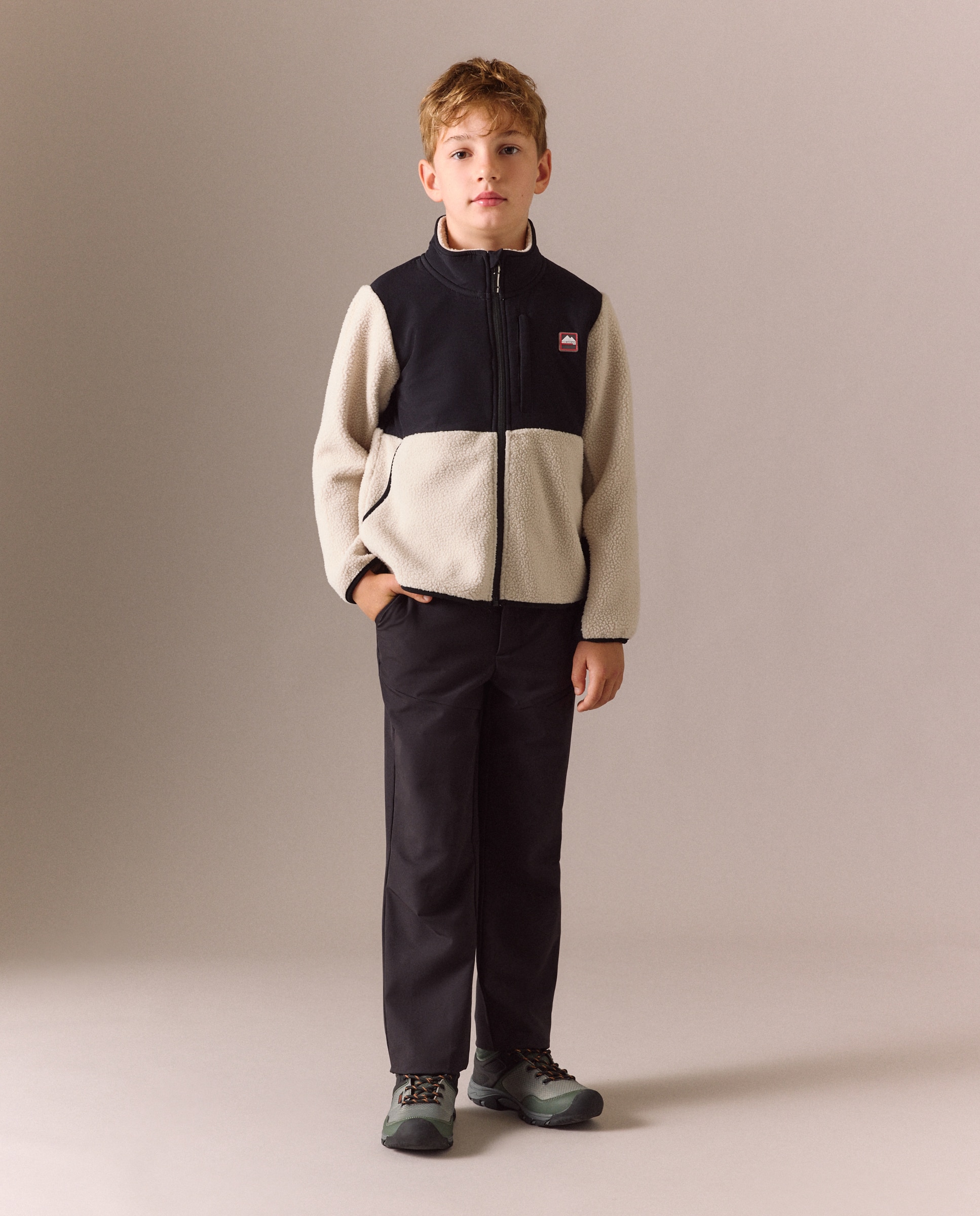 Mountain PRO Pantalón largo de montaña de de niños Negro
