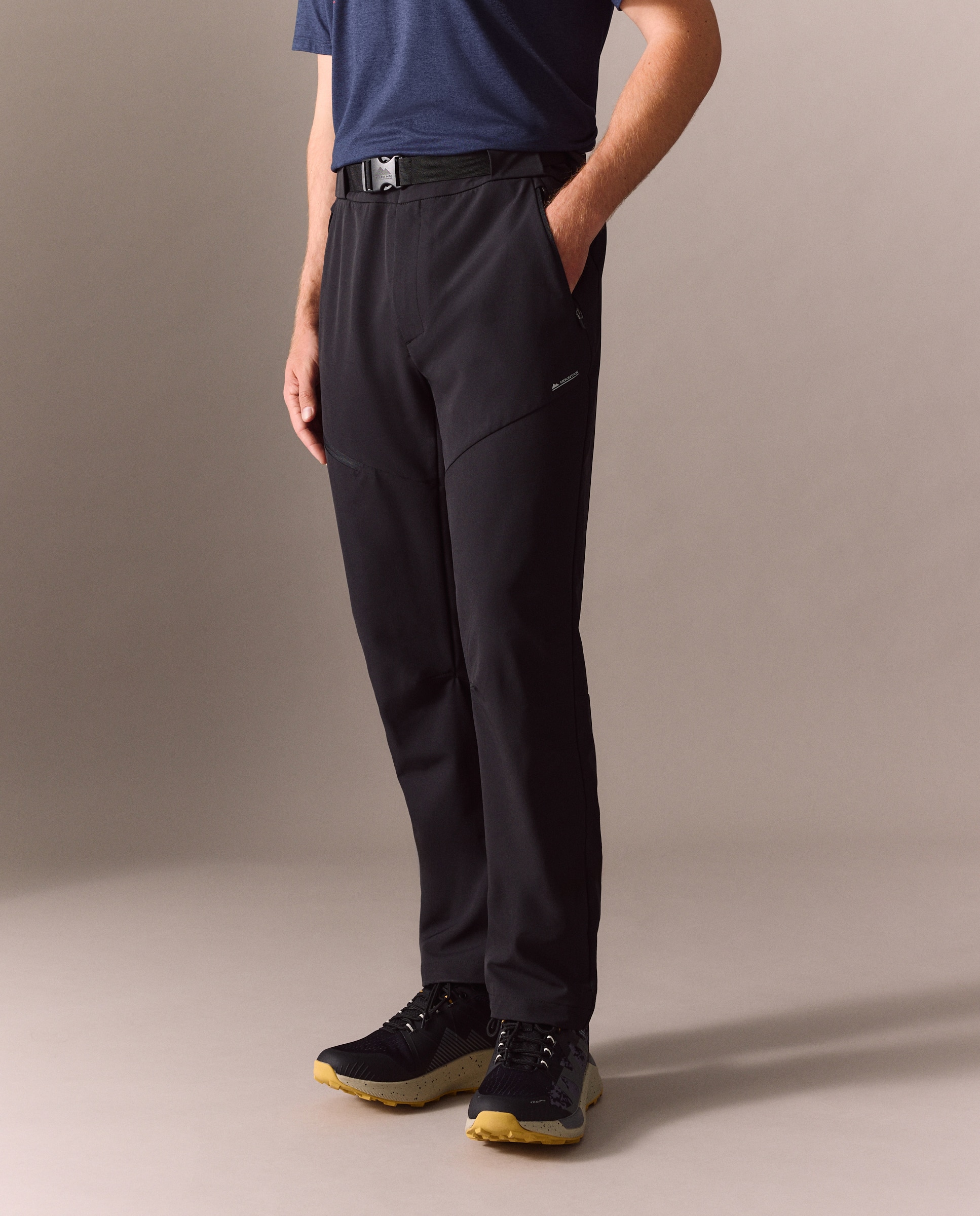 Pantalón largo de montaña de Mountain Pro de hombre - Negro Negro-2