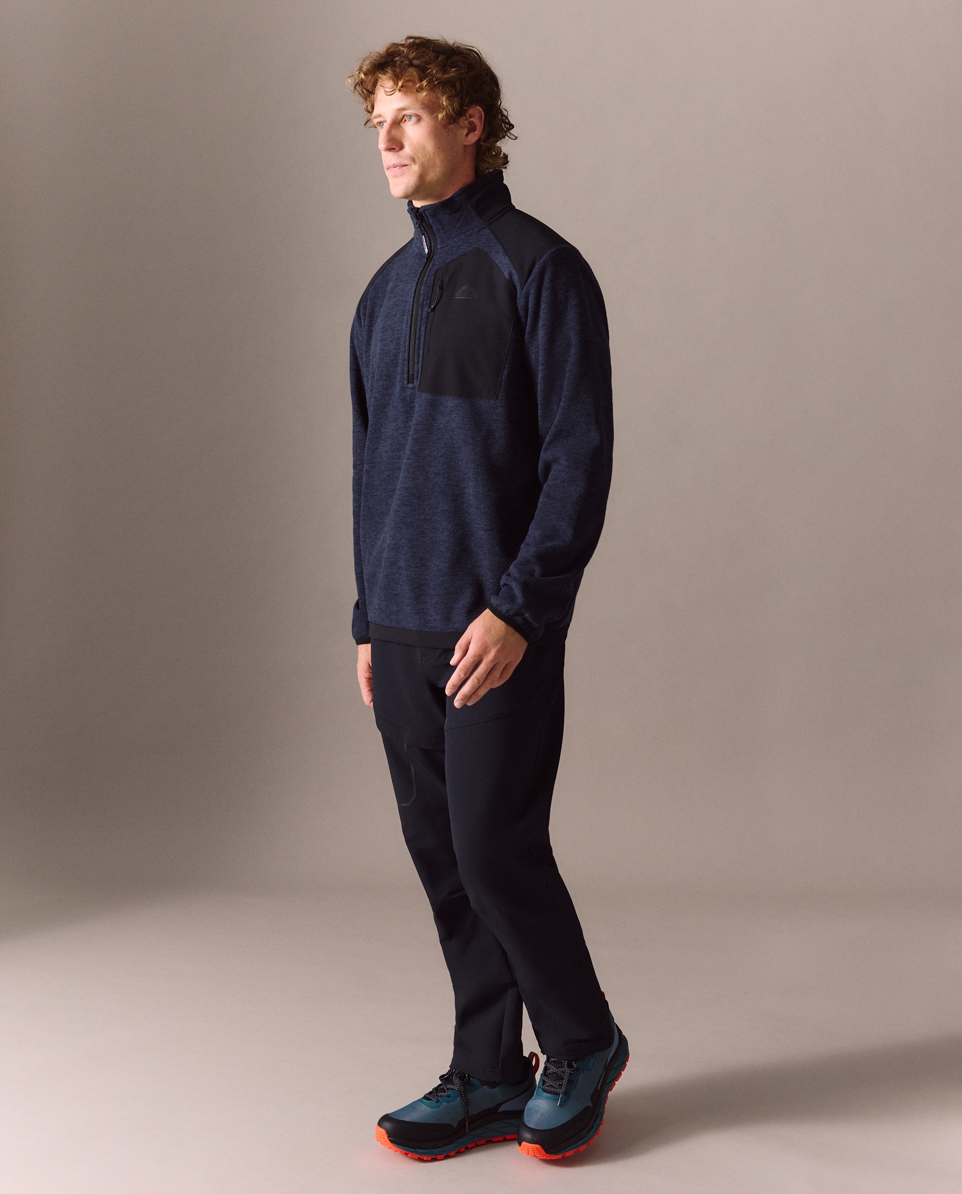 Pantalón largo de montaña de Mountain Pro de hombre - Negro Negro-1